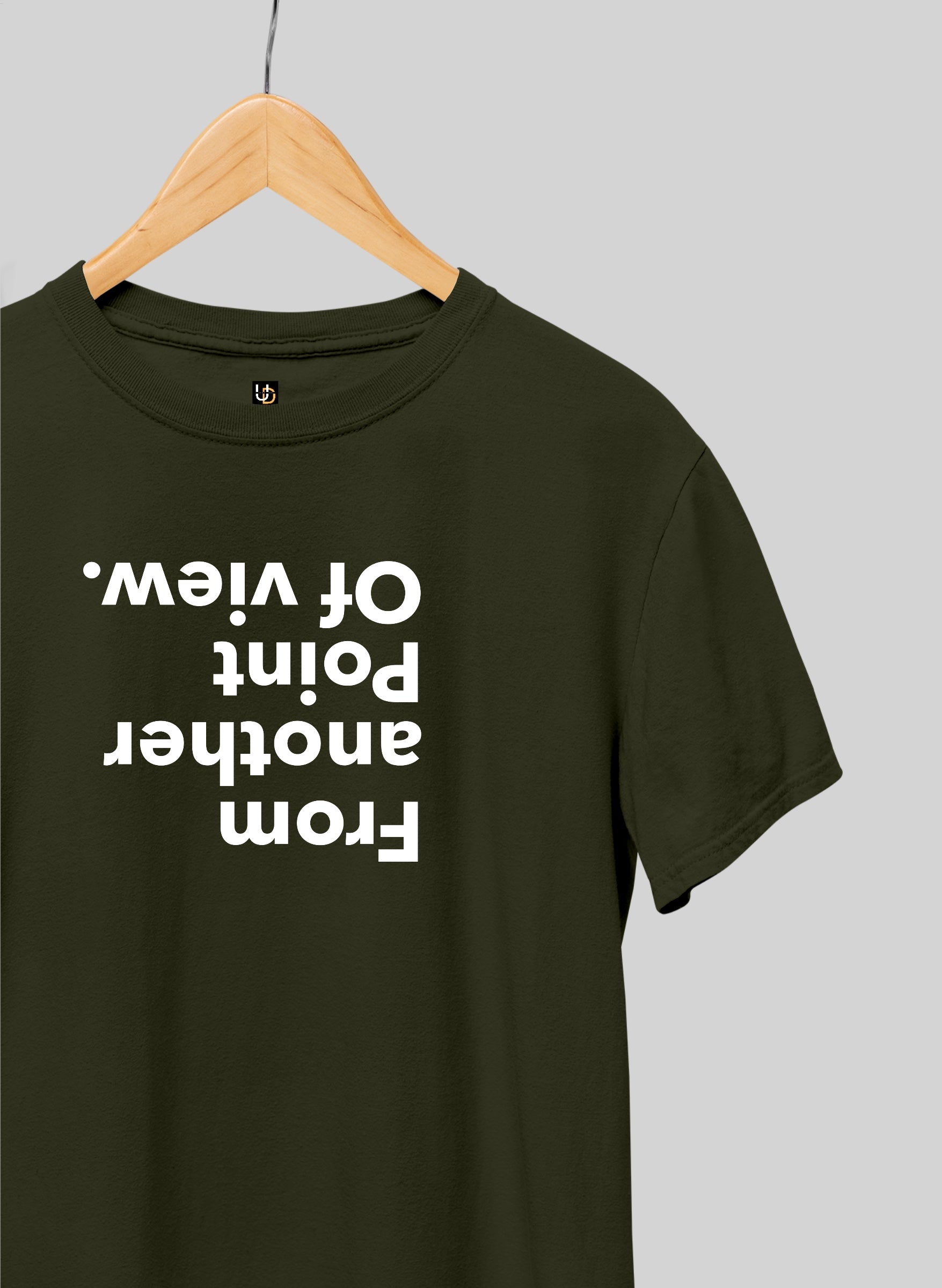 Another POV Army Green Half Sleeve T-Shirt
