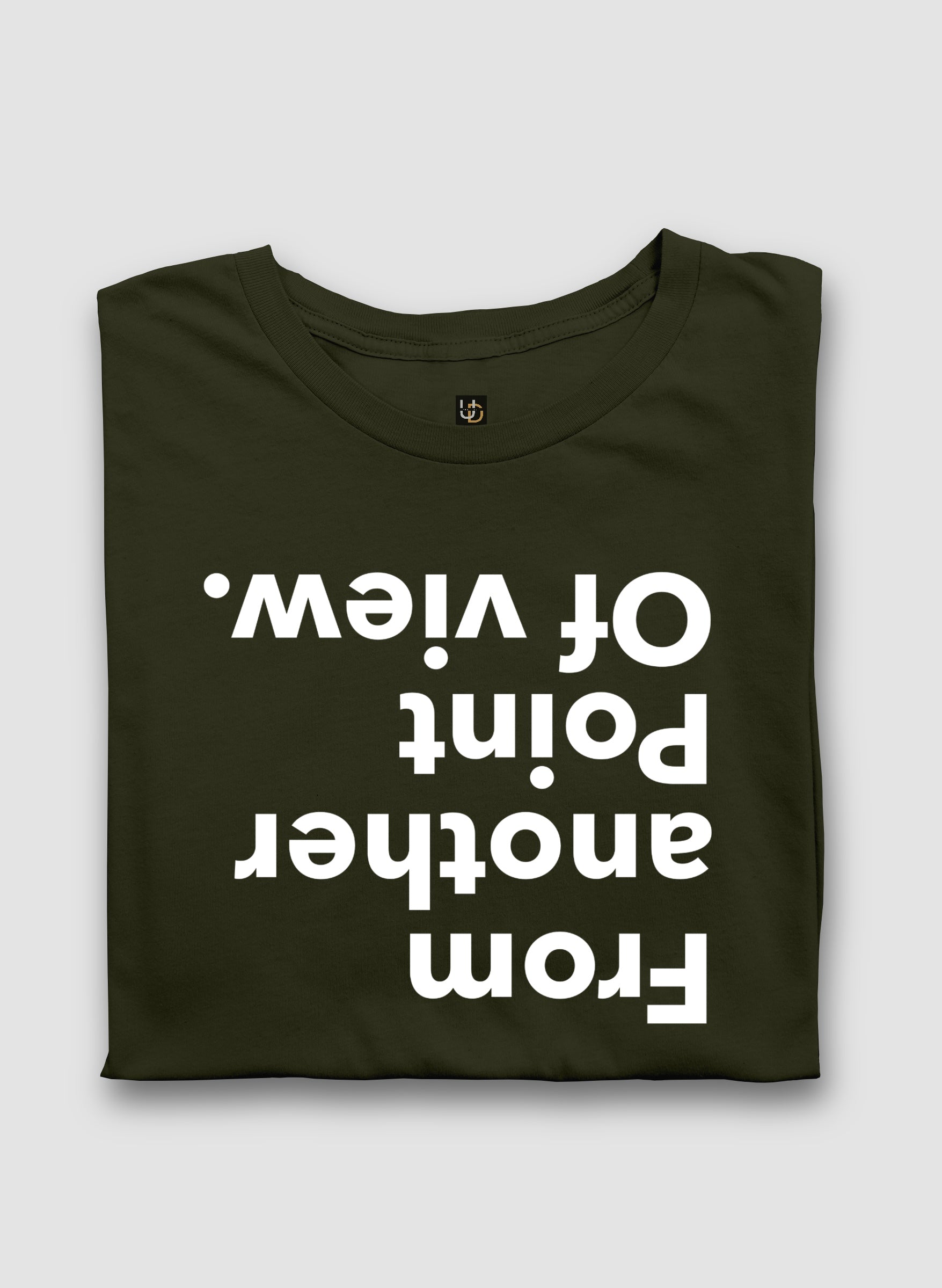 Another POV Army Green Half Sleeve T-Shirt