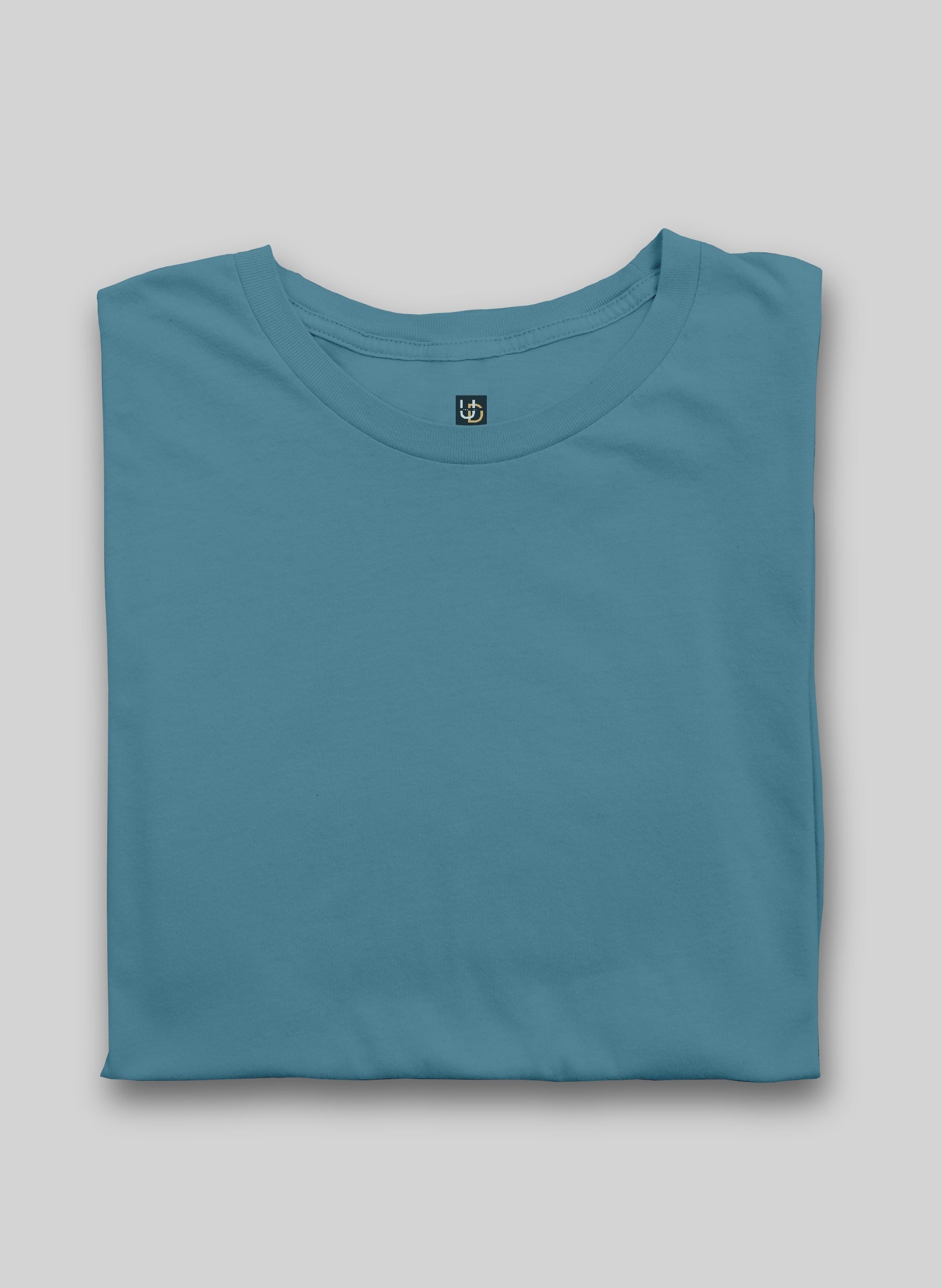 Aqua Blue Half Sleeve T-Shirt