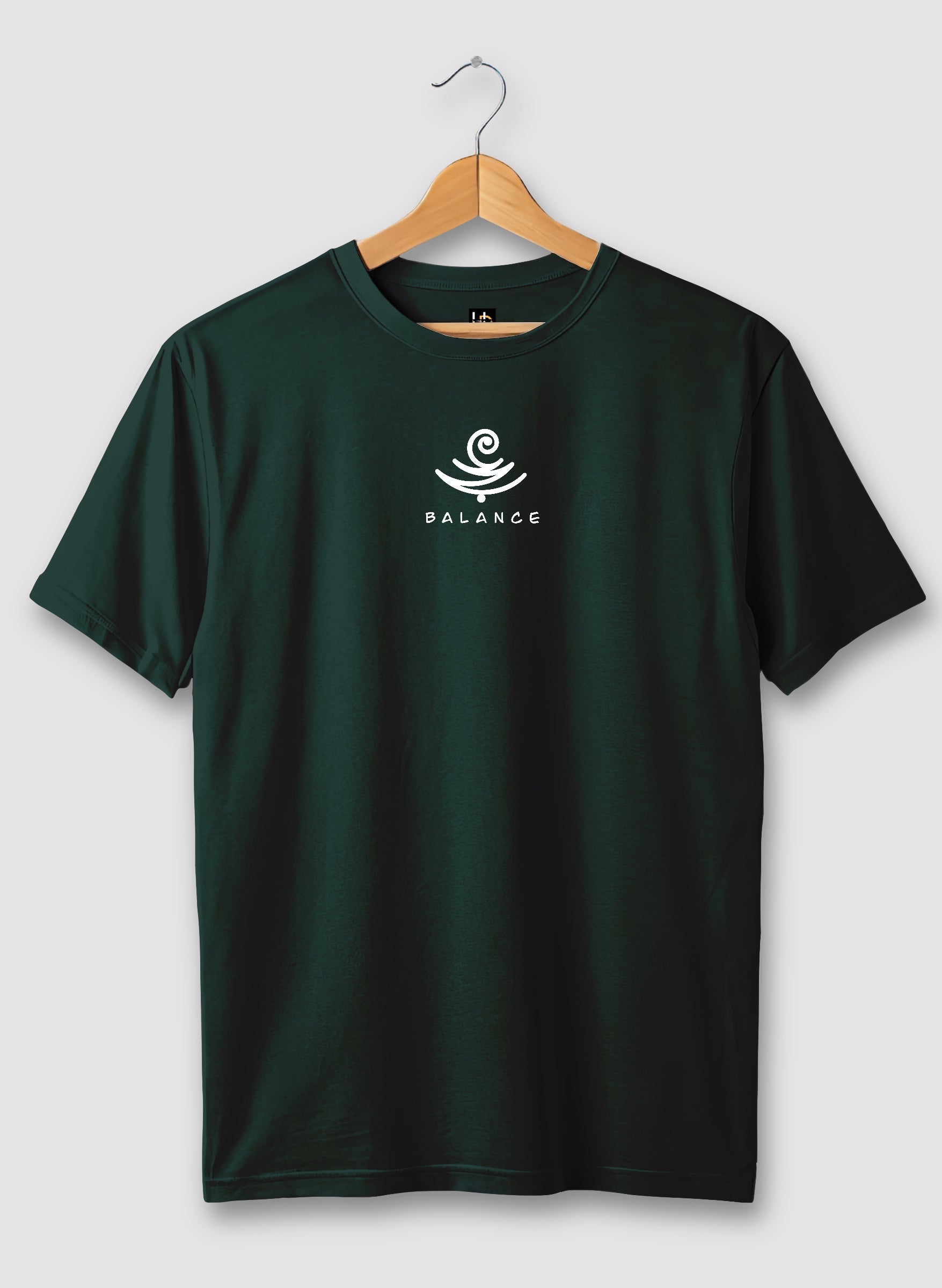 BALANCE Bottle Green Half Sleeve T-Shirt