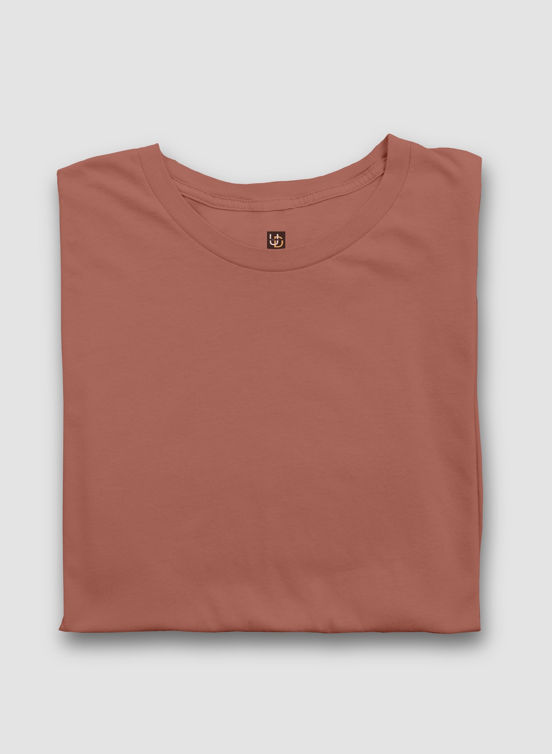 Peach Half Sleeve T-Shirt