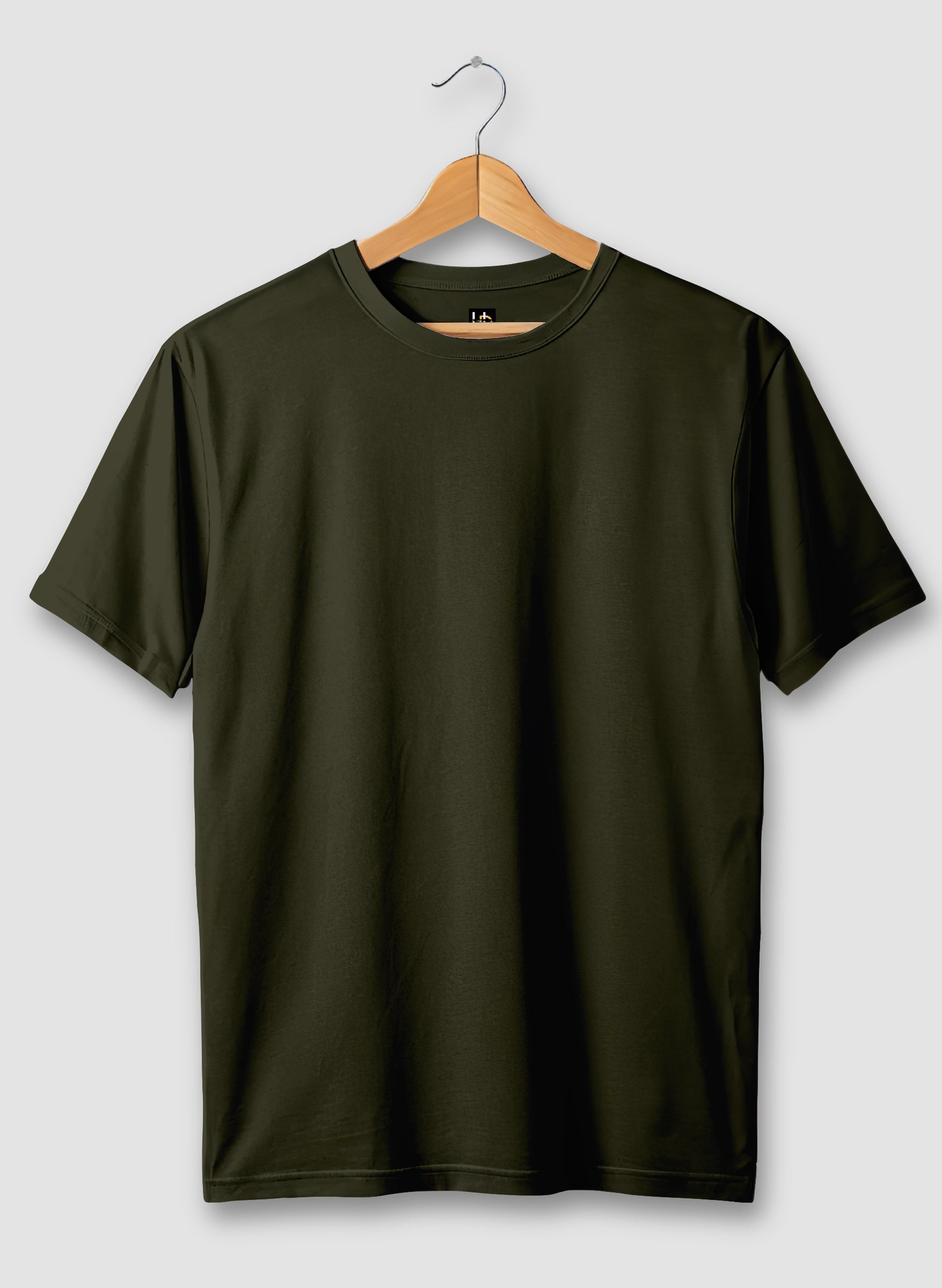 Army Green Half Sleeve T-Shirt
