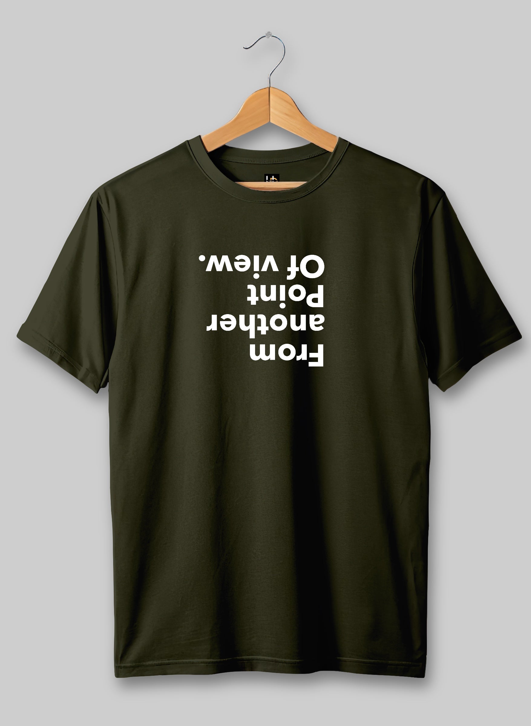 Another POV Army Green Half Sleeve T-Shirt