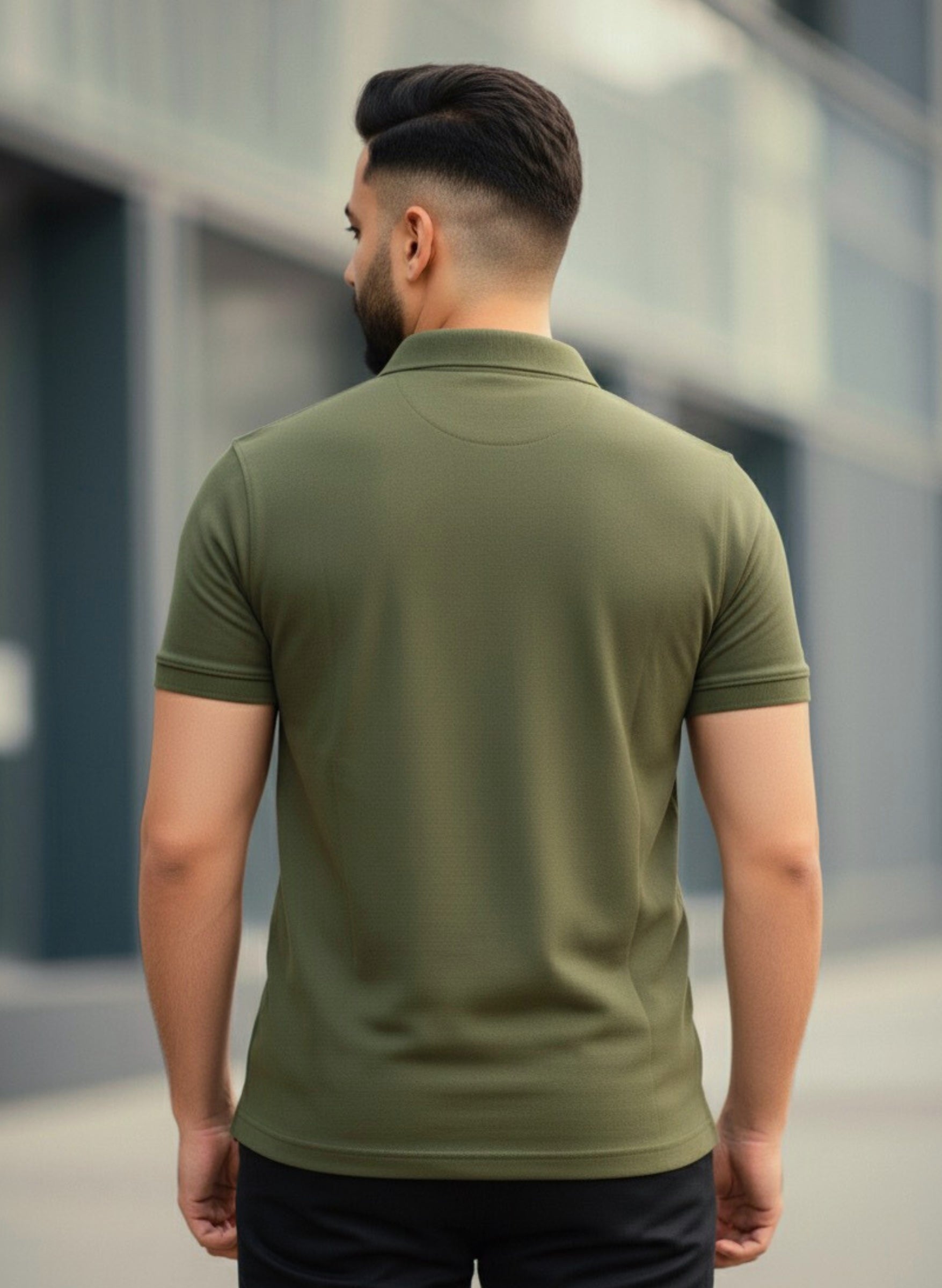Army Green Polo T-shirt