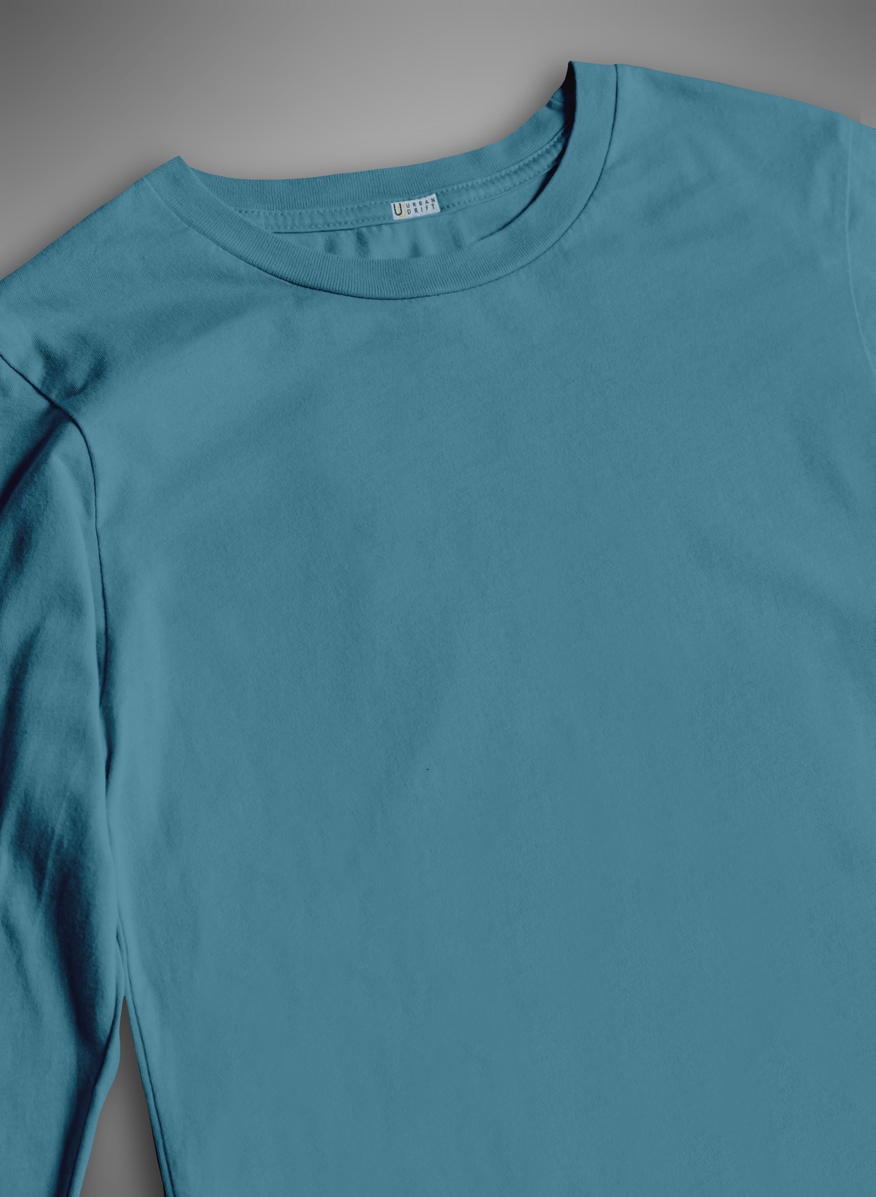 Aqua Blue Full Sleeve T Shirt