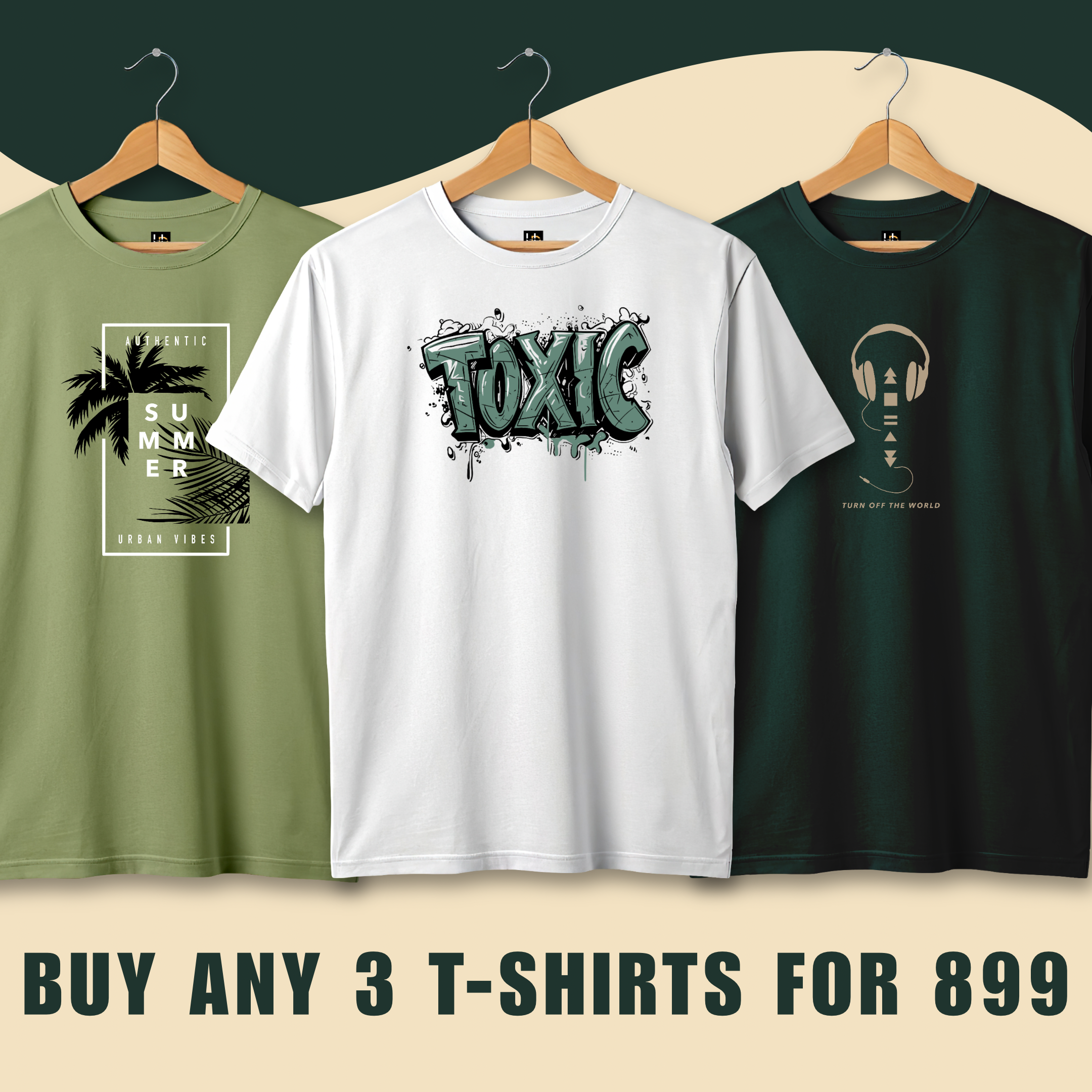 Pick any 3 at Rs 899