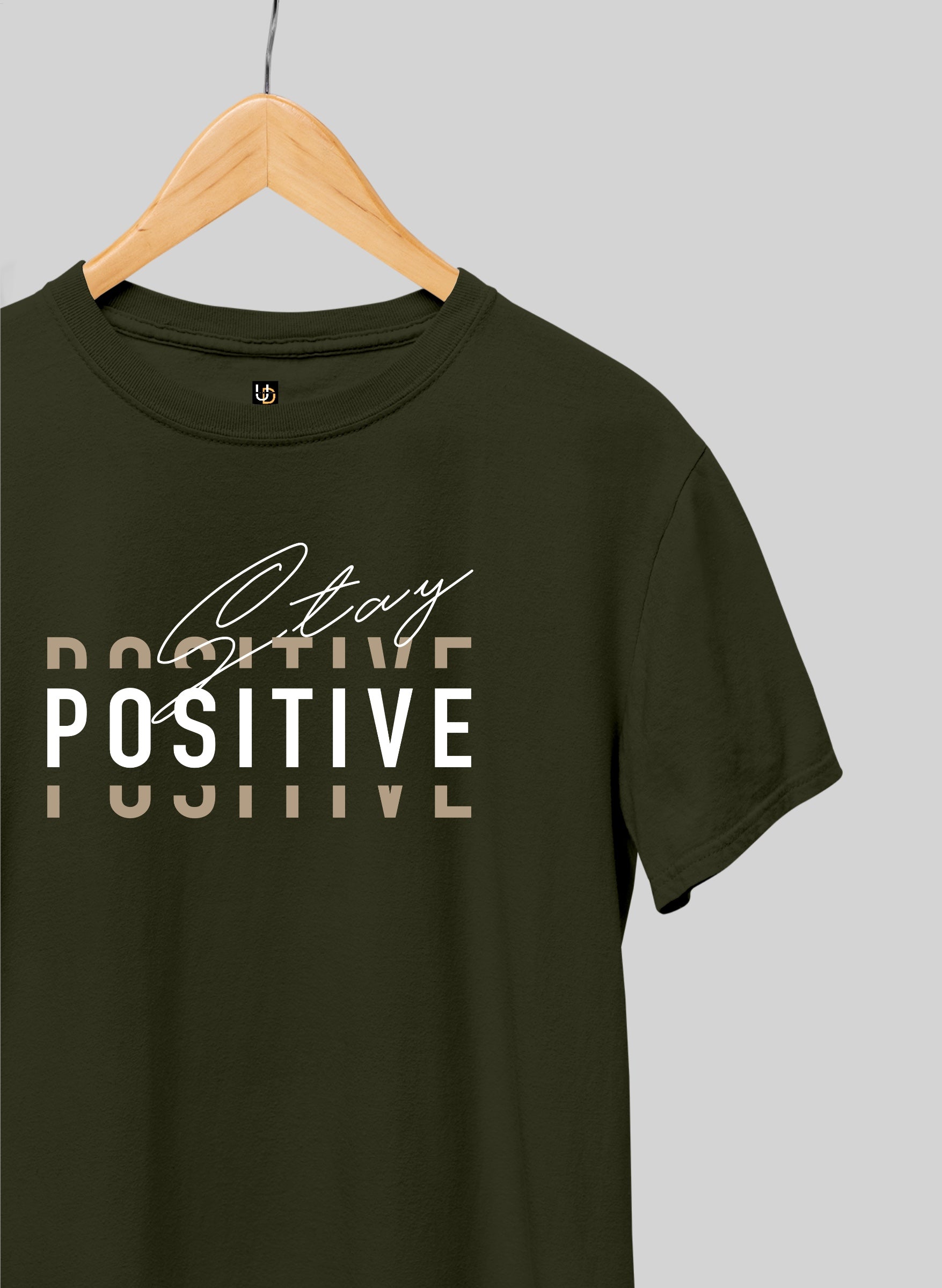 Stay Positive Half Sleeve T-Shirt