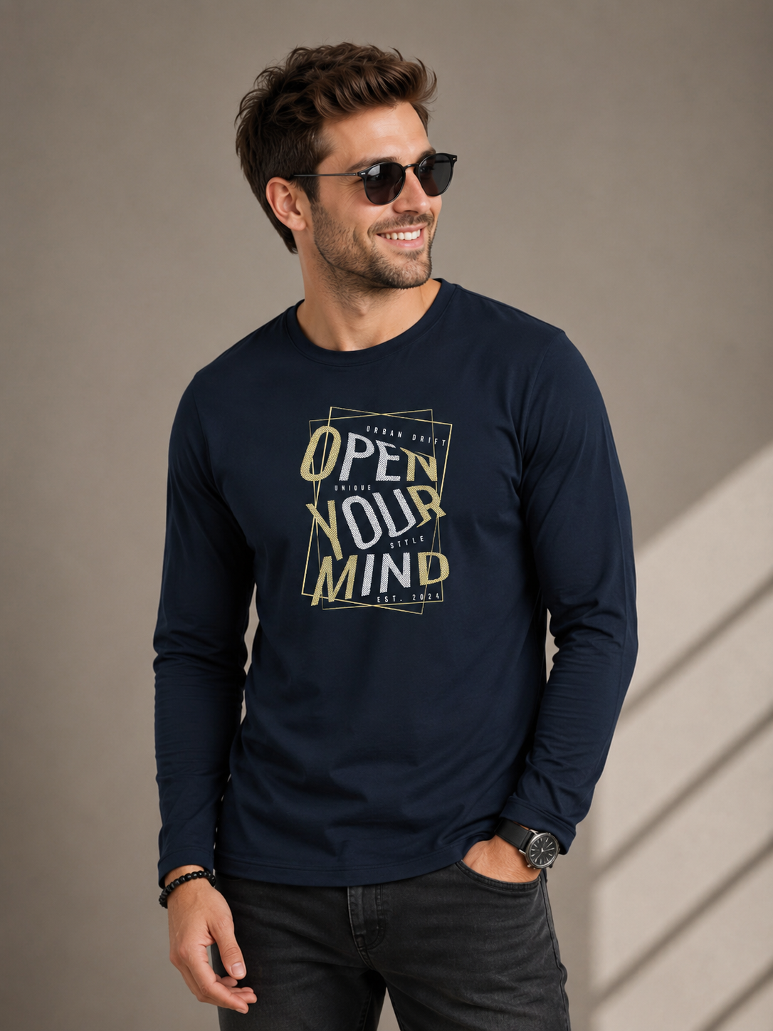 Open your mind Full Sleeve T-Shirt