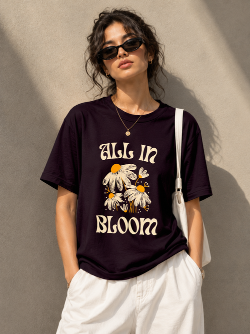 All in Bloom Half Sleeve T-Shirt