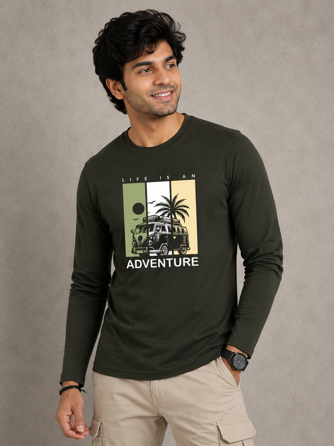 Life is an Adventure Full Sleeve T-Shirt