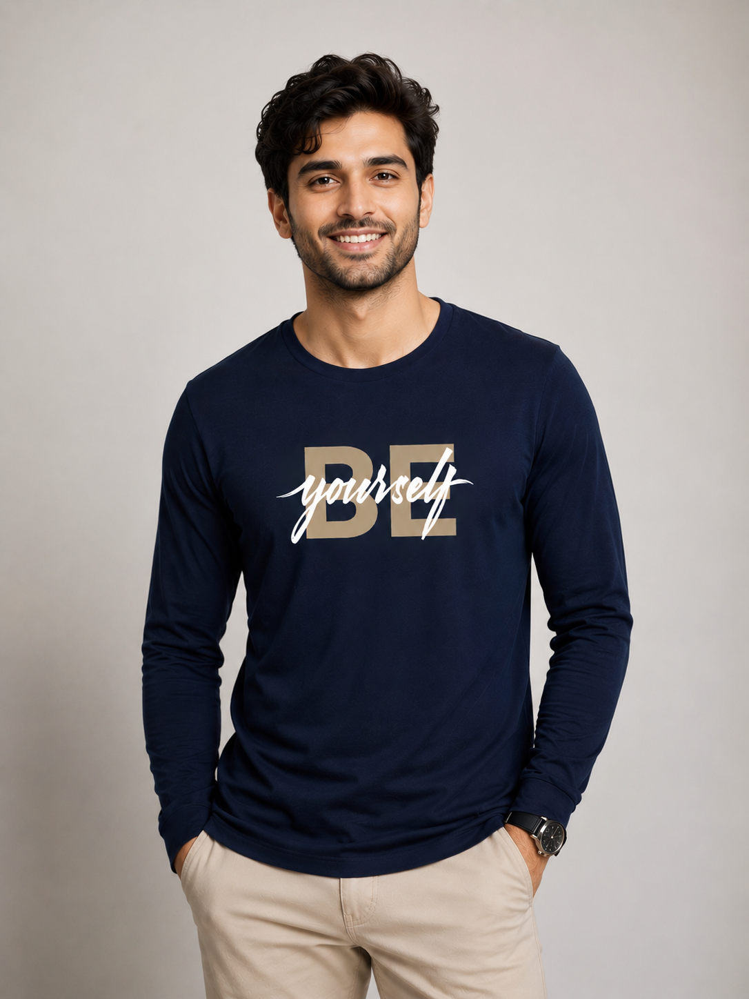 Be Yourself Full Sleeve T-Shirt