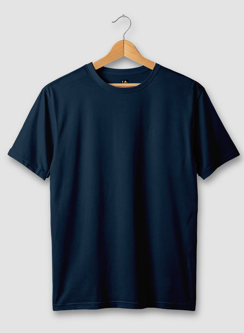 Teal Blue Half Sleeve T-Shirt