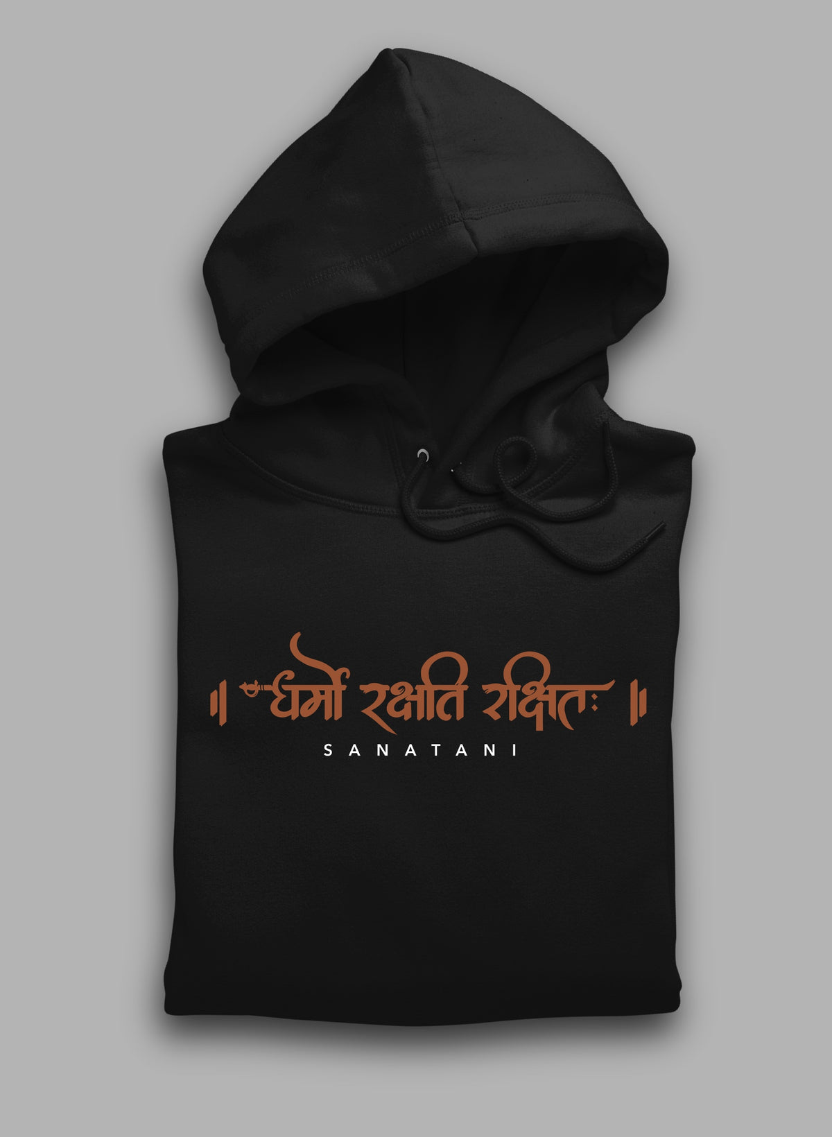 Sanatani Black Winter Hoodie