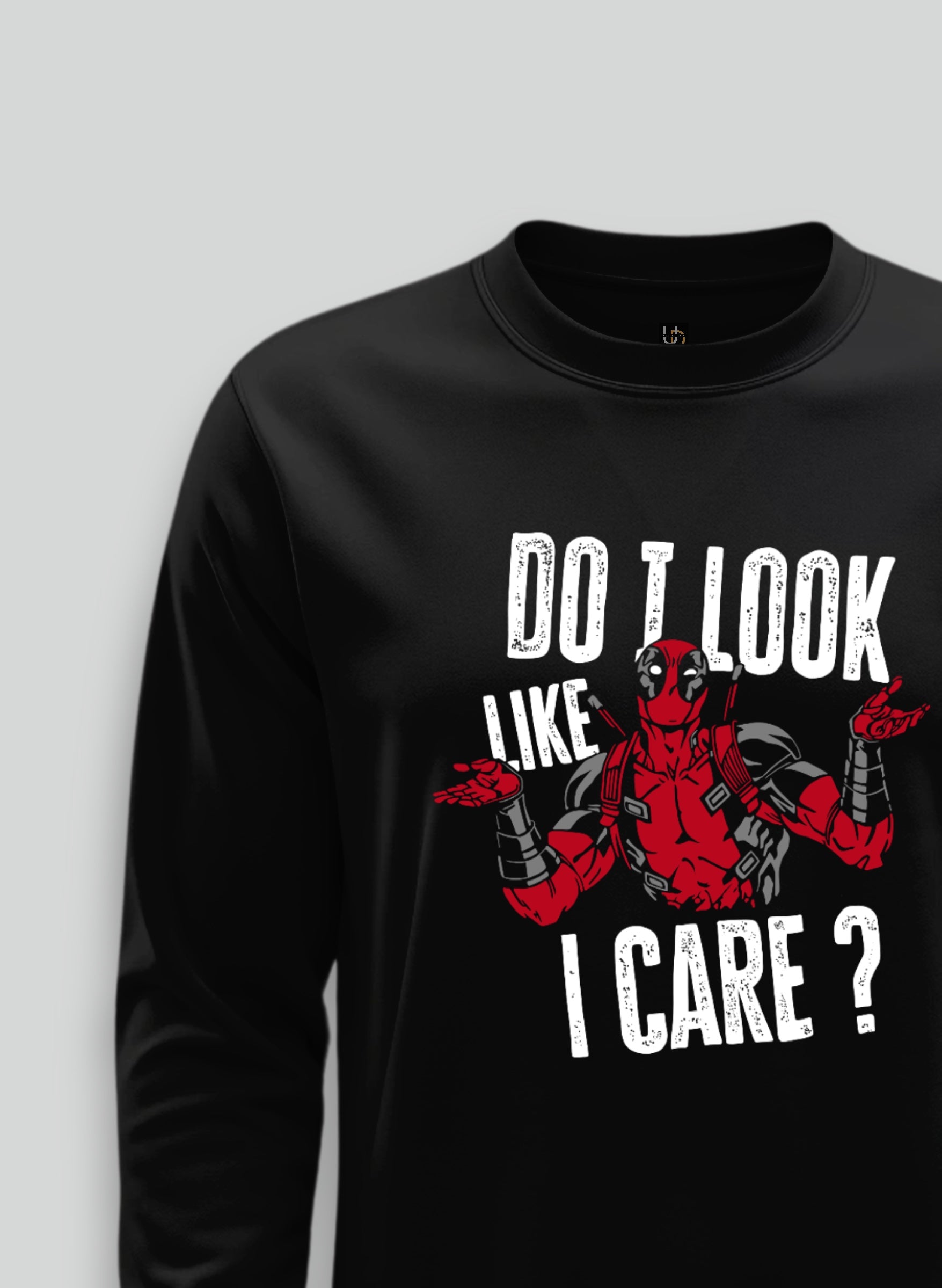 Do I care Black Sweatshirt