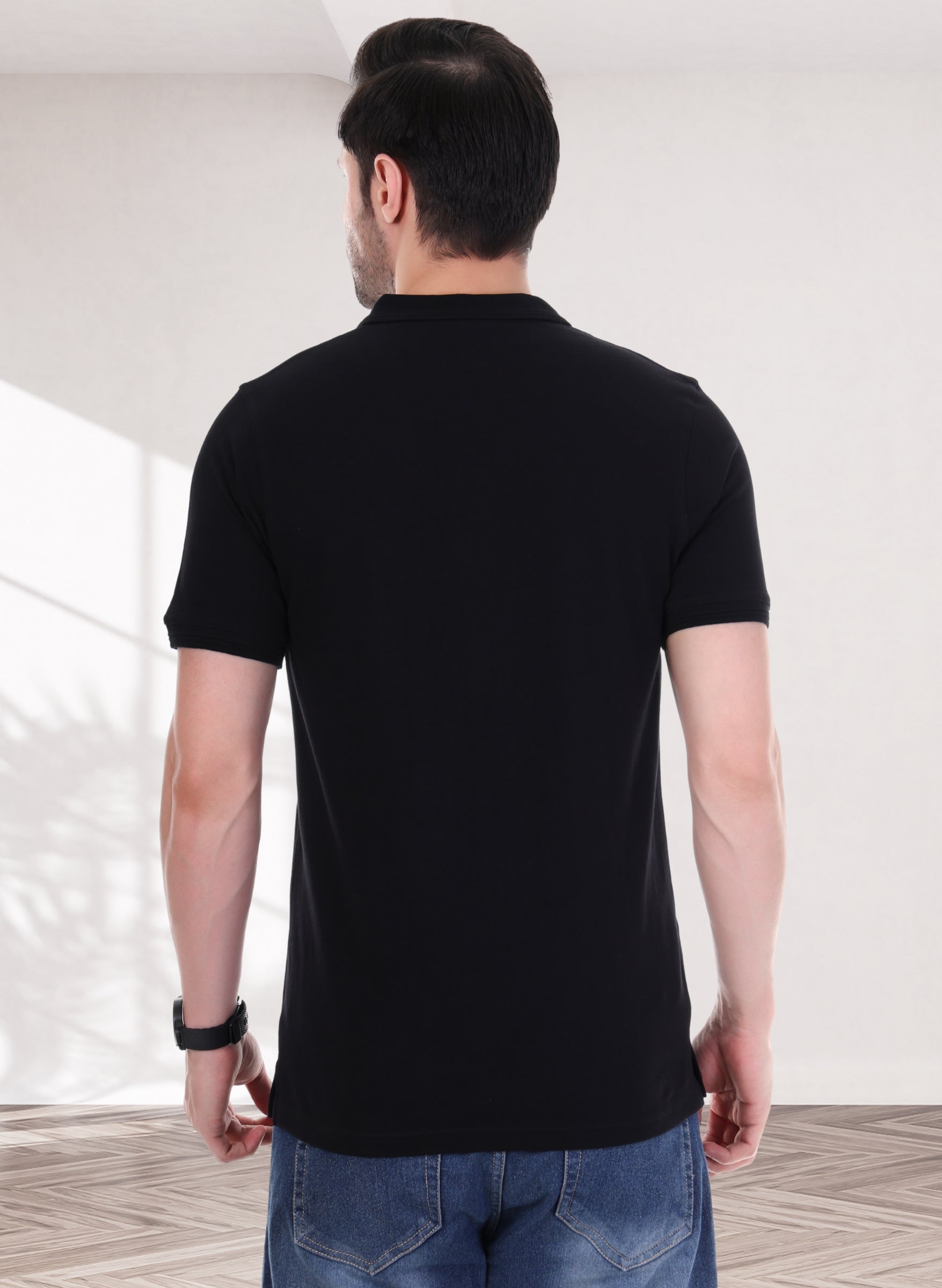 Black Polo T-shirt