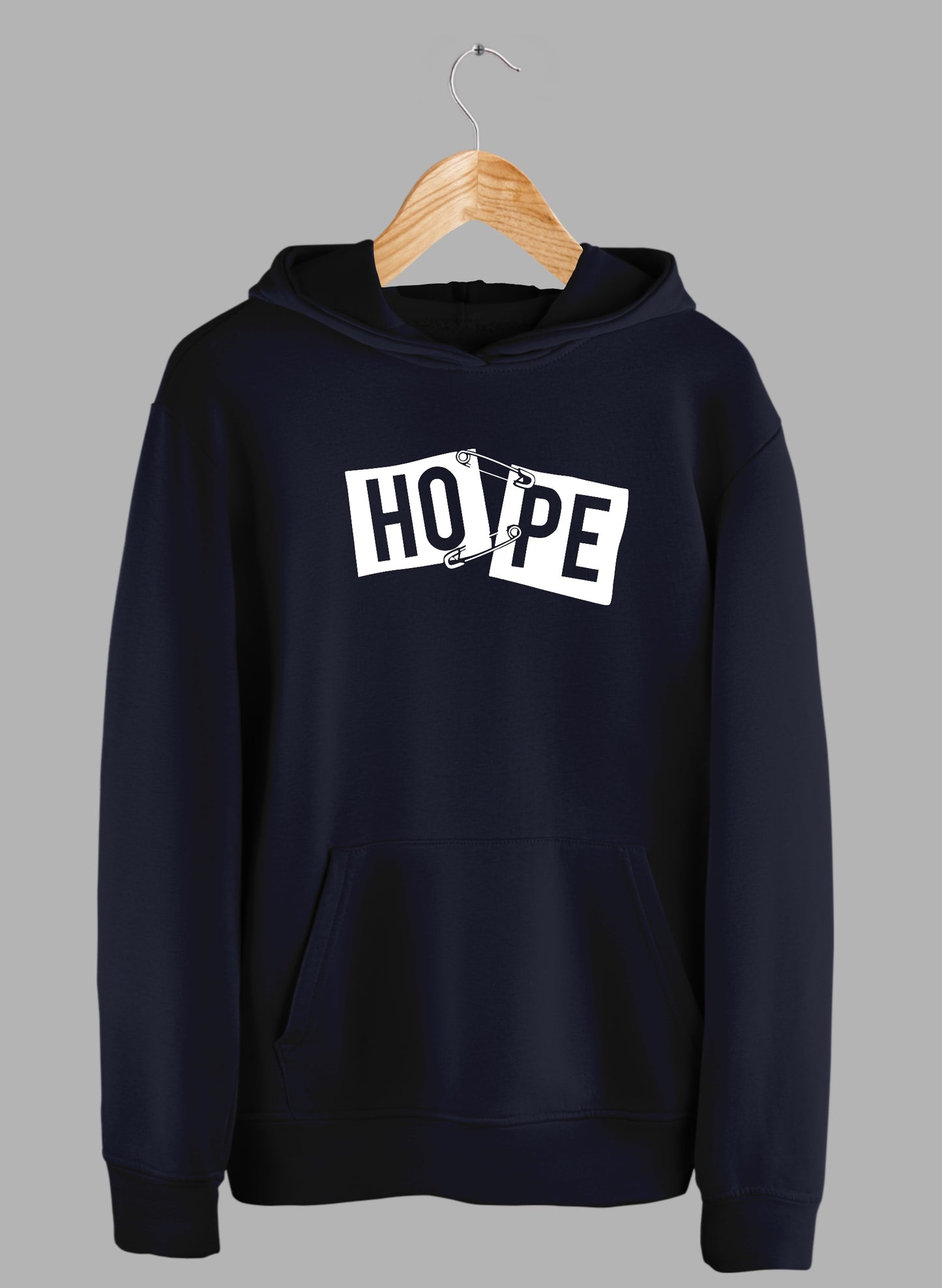 HOPE Navy Winter Hoodie