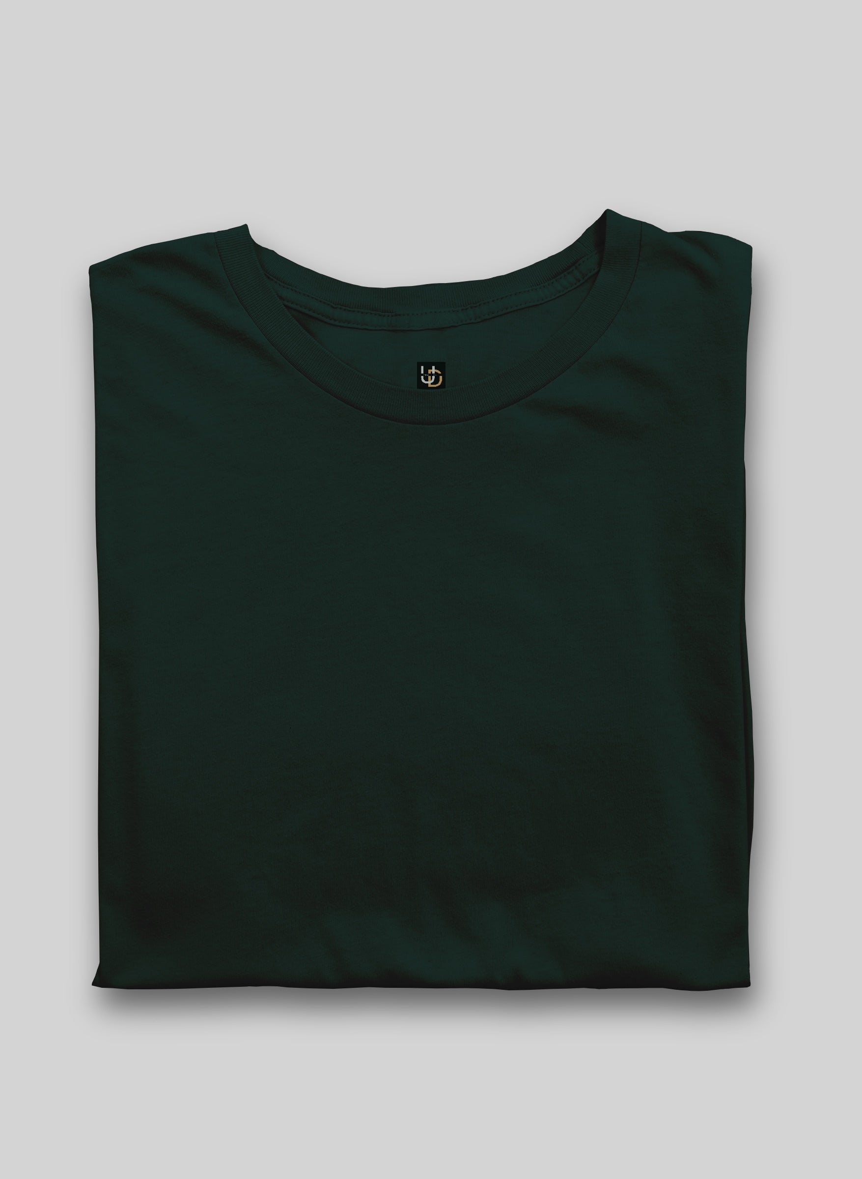 Bottle Green Half Sleeve T-Shirt