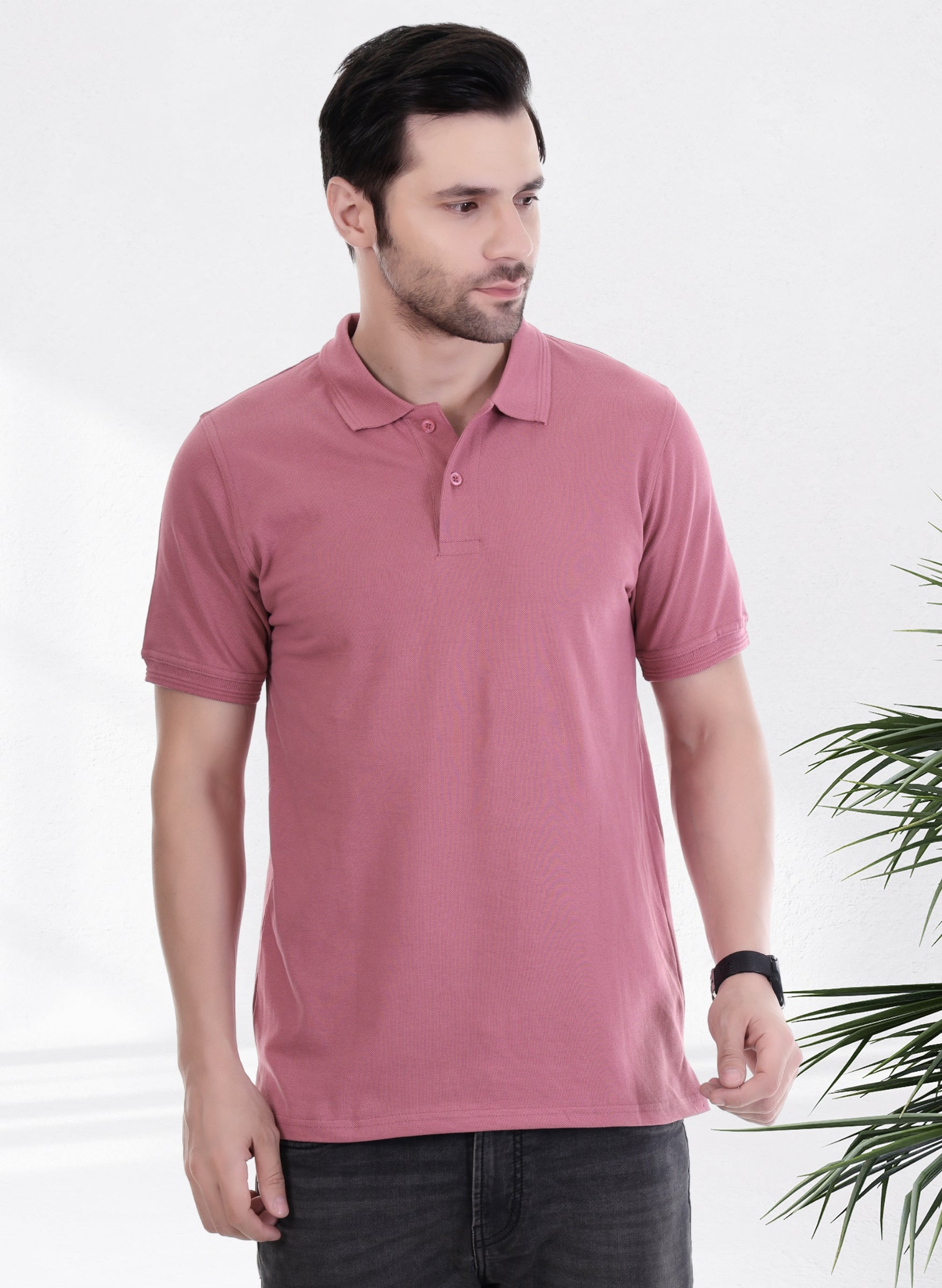 Berry Pink Polo T-shirt