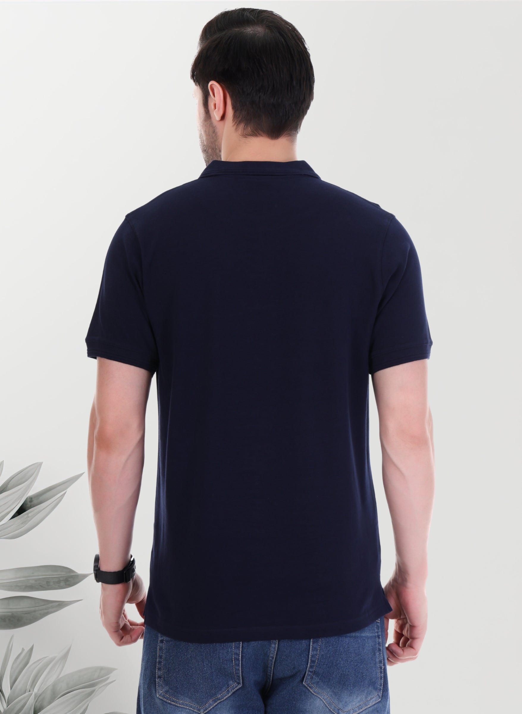 Navy Blue Polo T-shirt