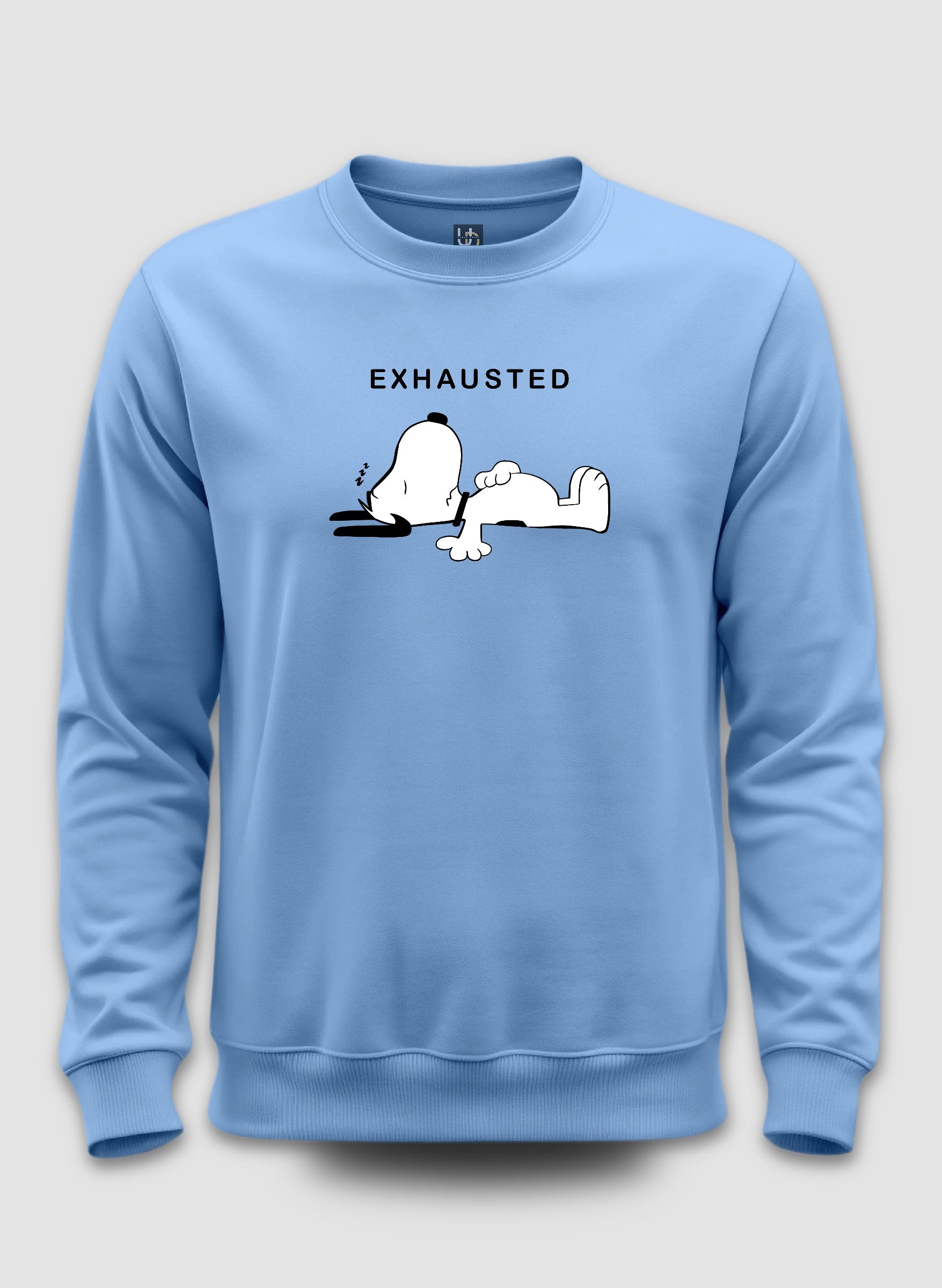 Exhausted Sky Blue Sweatshirt
