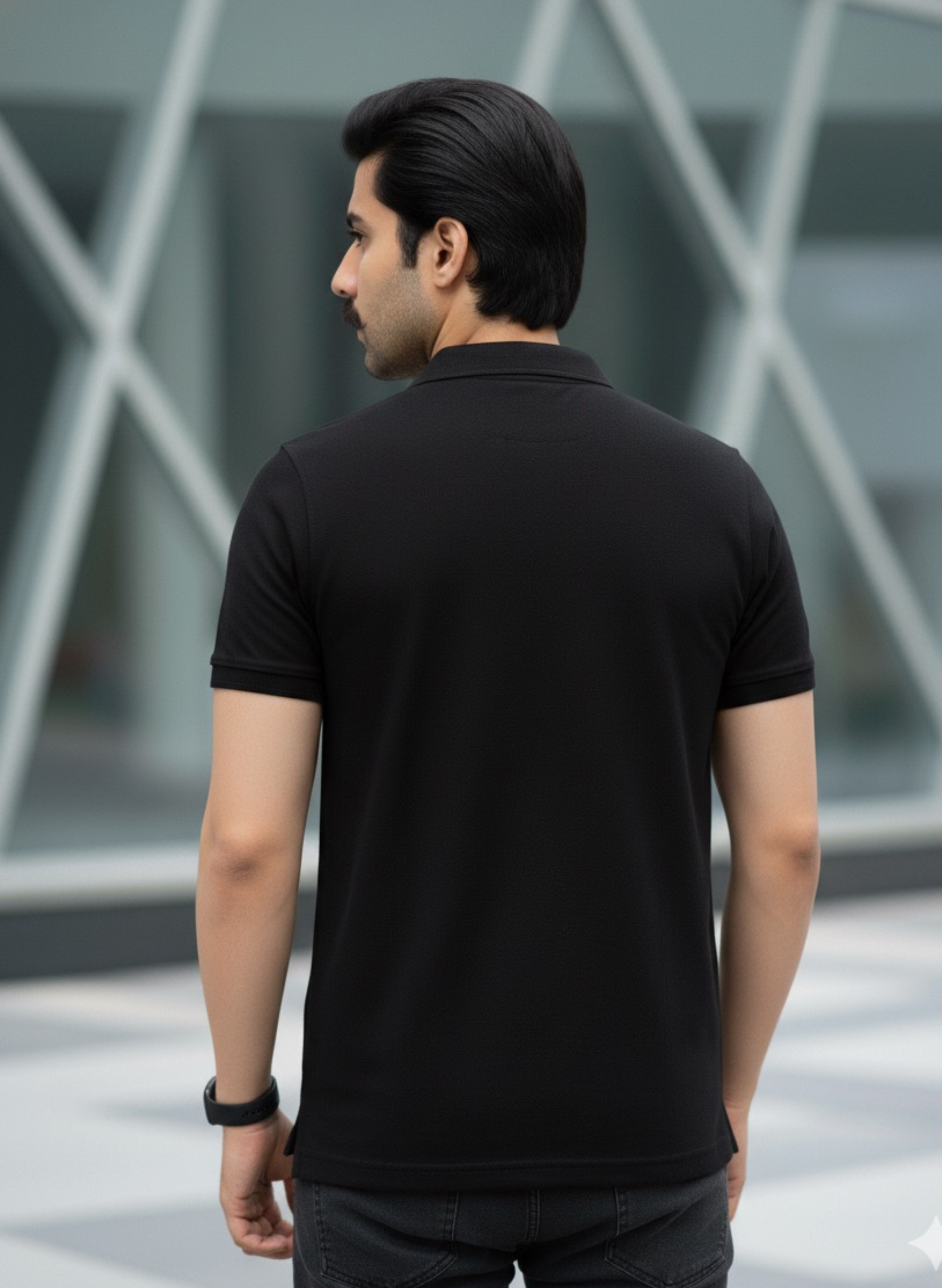 Black Polo T-shirt