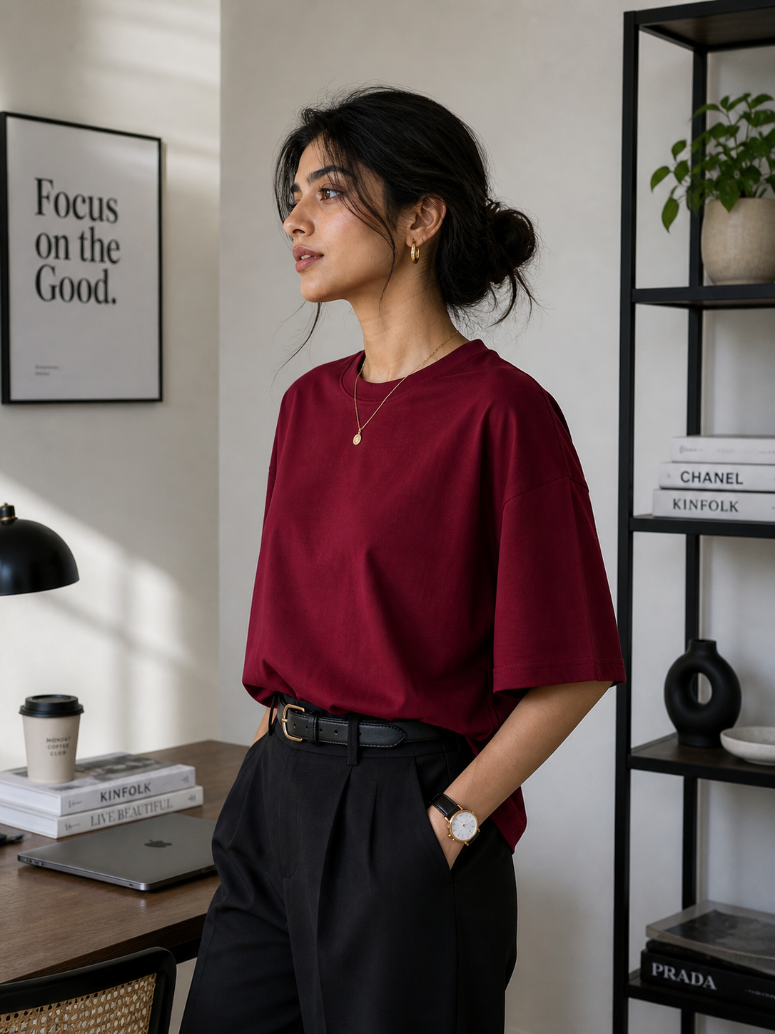 Red Oversized T-shirt