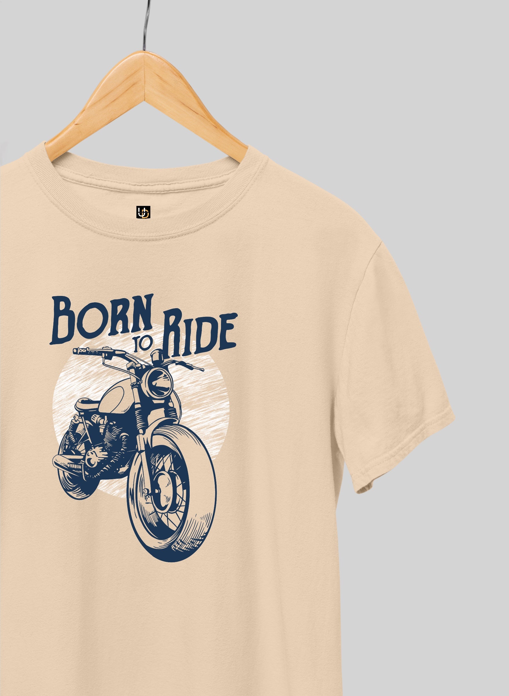 Born to Ride Half Sleeve T-Shirt