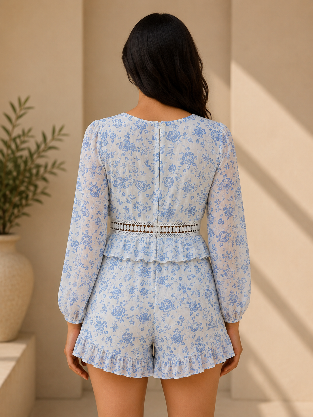 Cloudberry Ruffle Romper