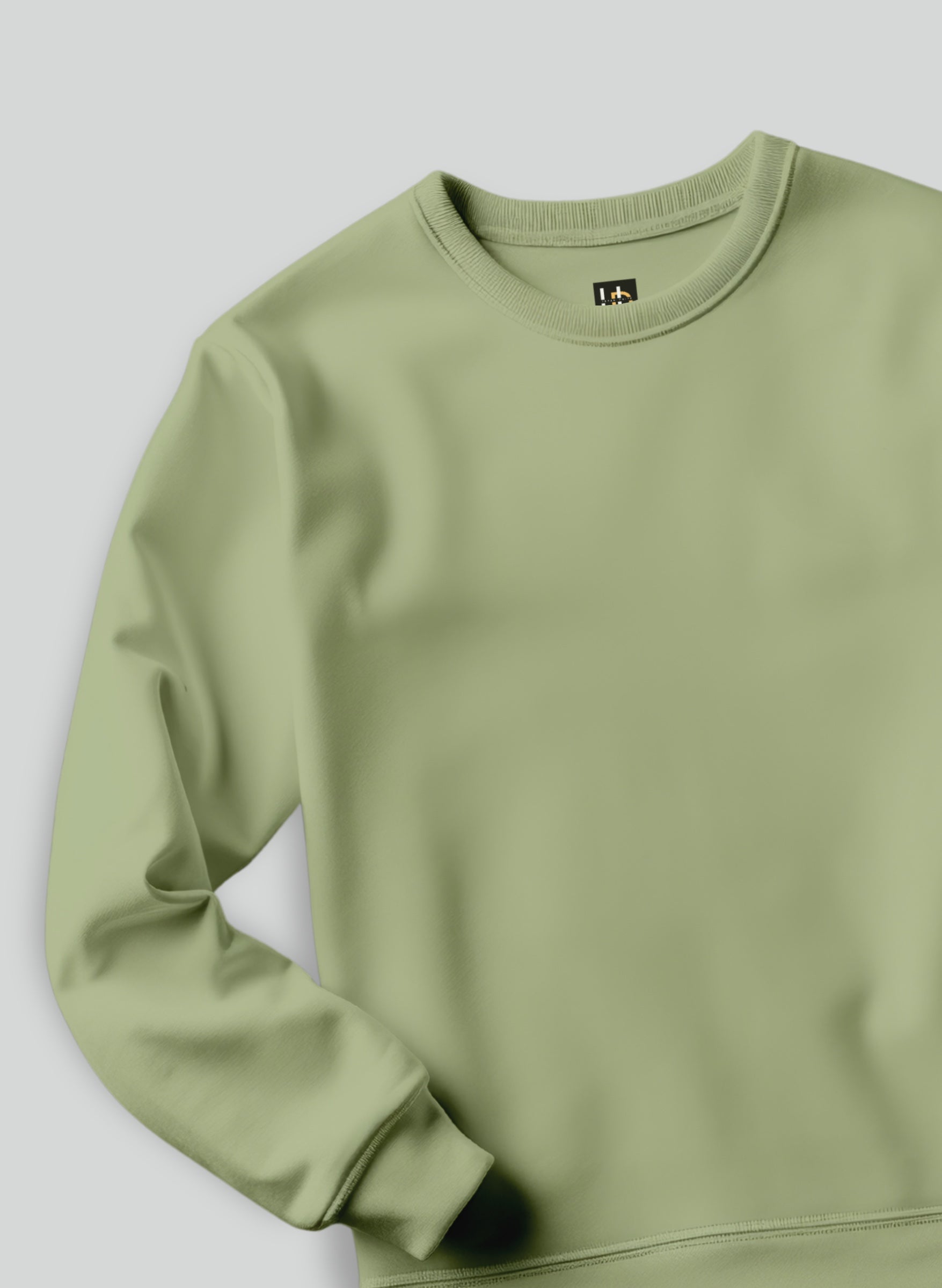 Olive Green Sweatshirt - Main Image