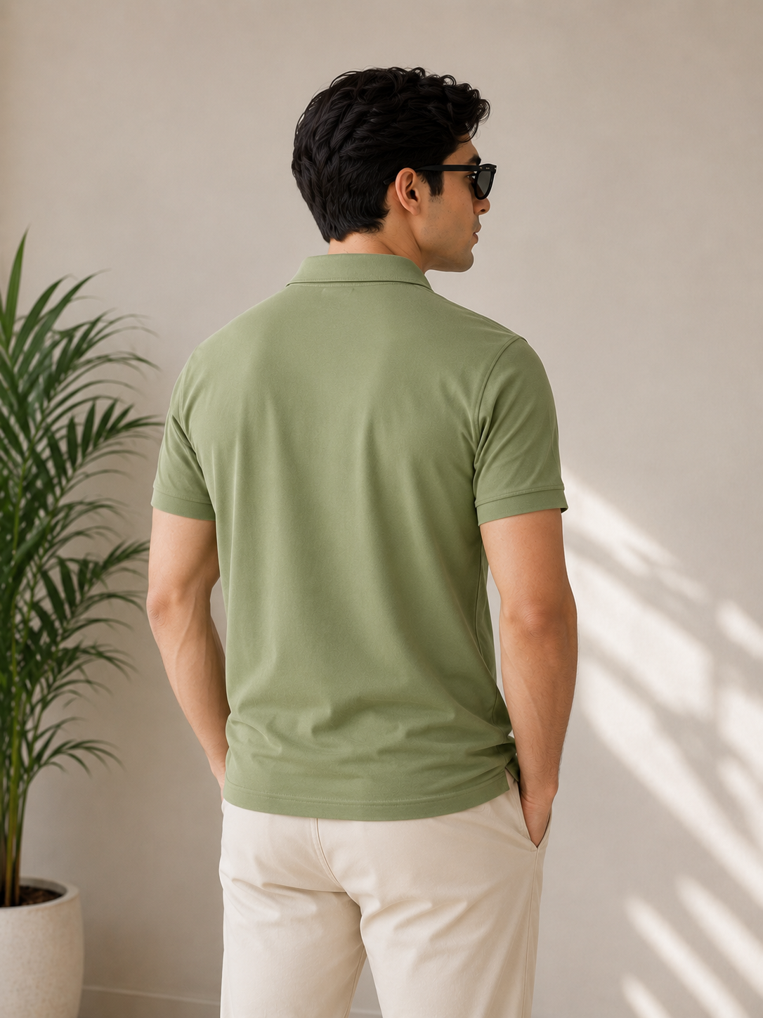 Olive Green Polo T-shirt