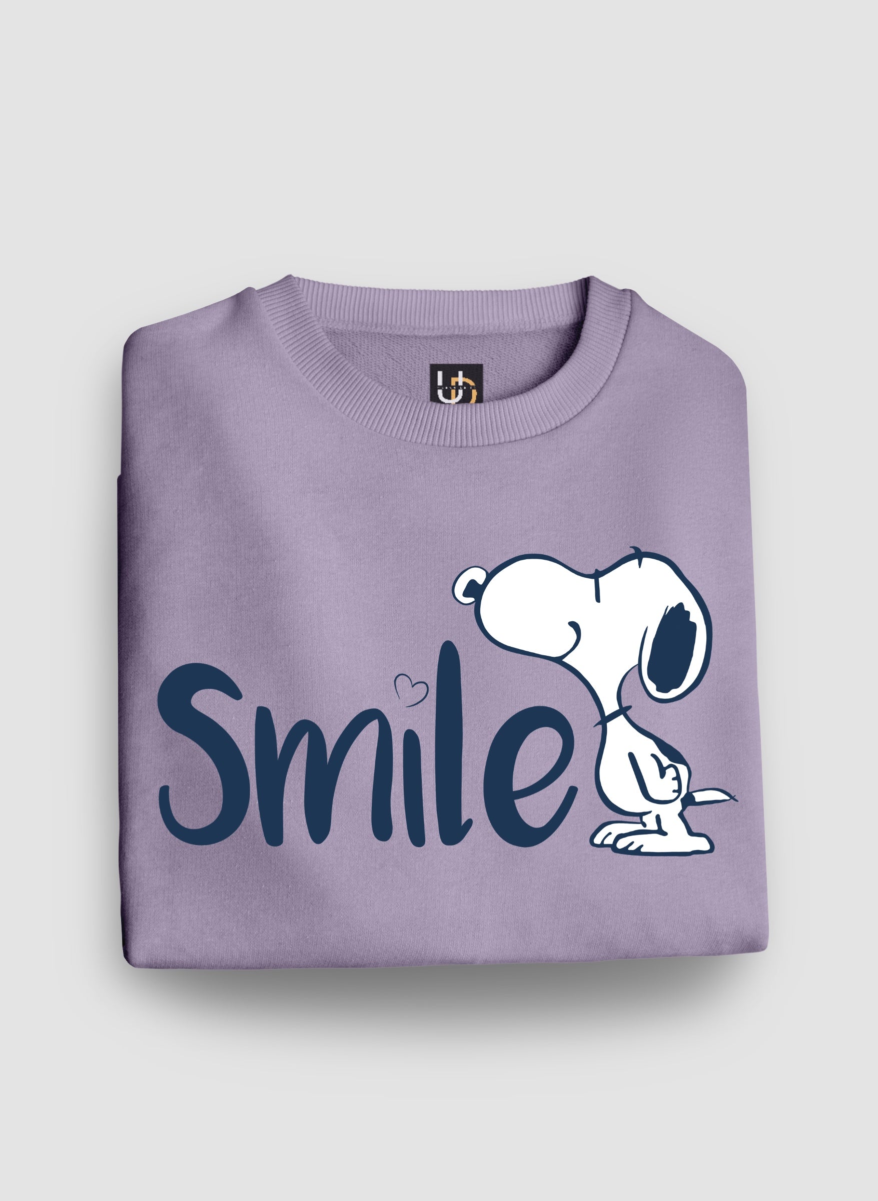 Smile lavender Sweatshirt