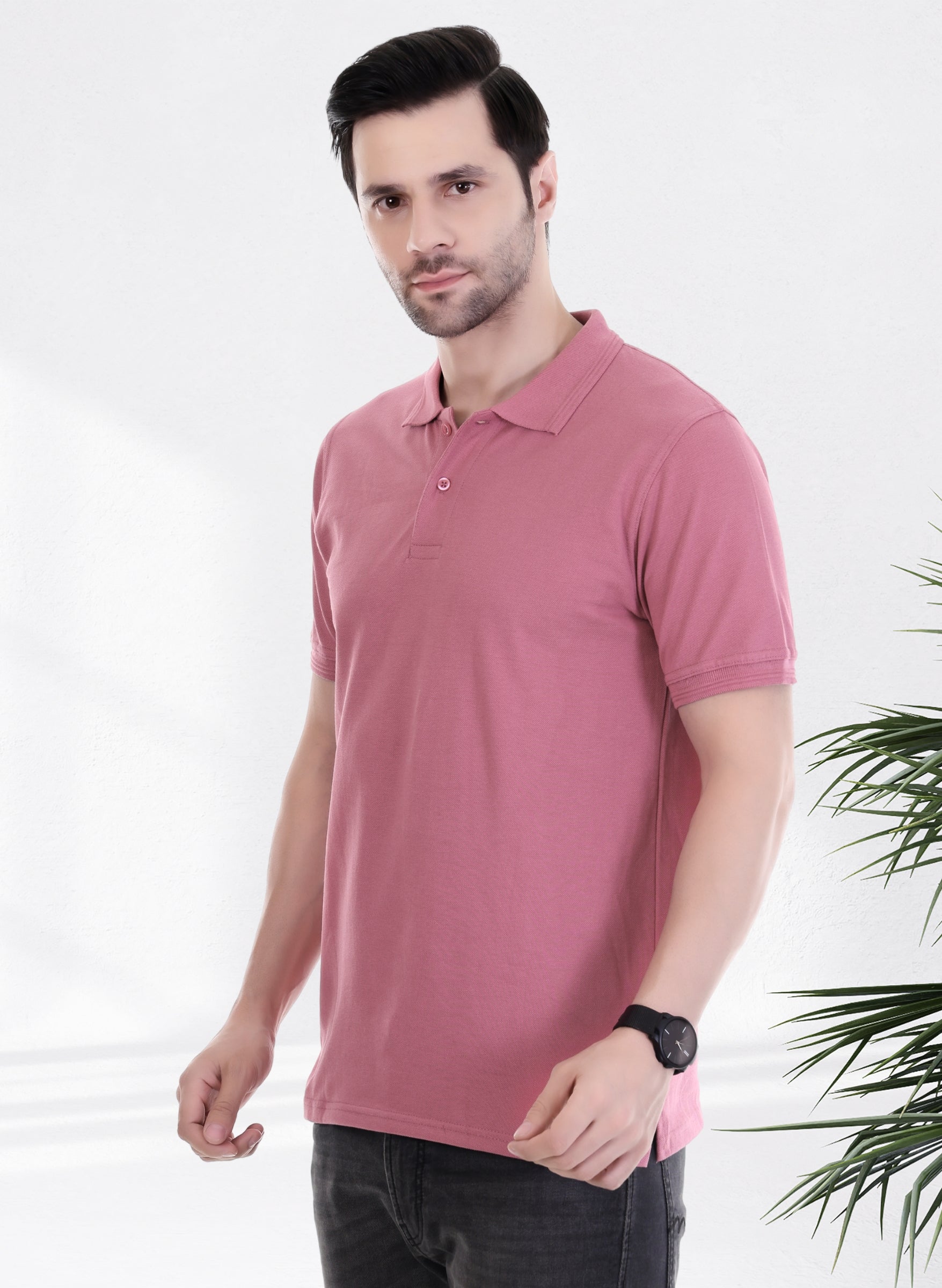 Berry Pink Polo T-shirt
