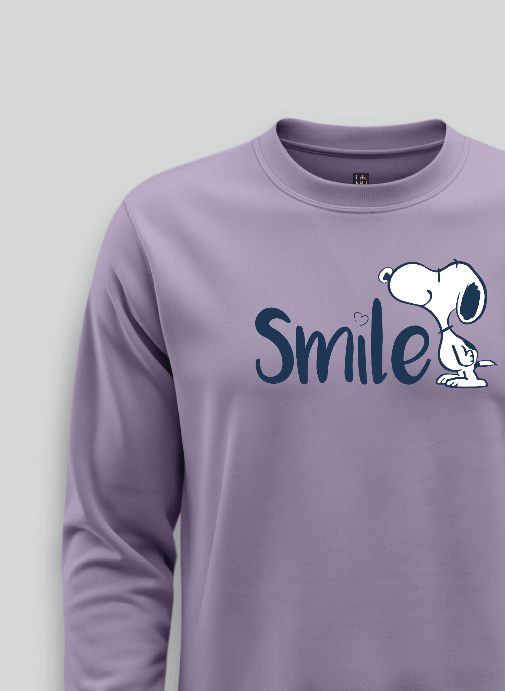 Smile lavender Sweatshirt