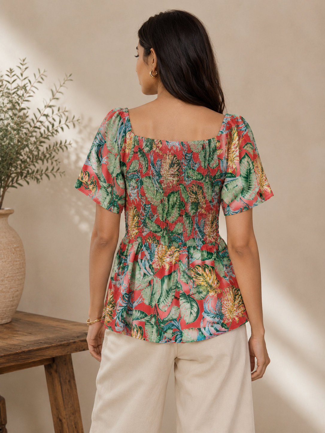 Tropical Bloom Top