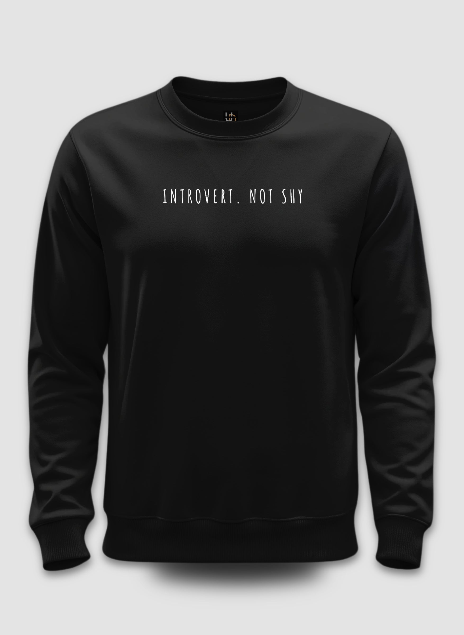 Introvert Black Sweatshirt