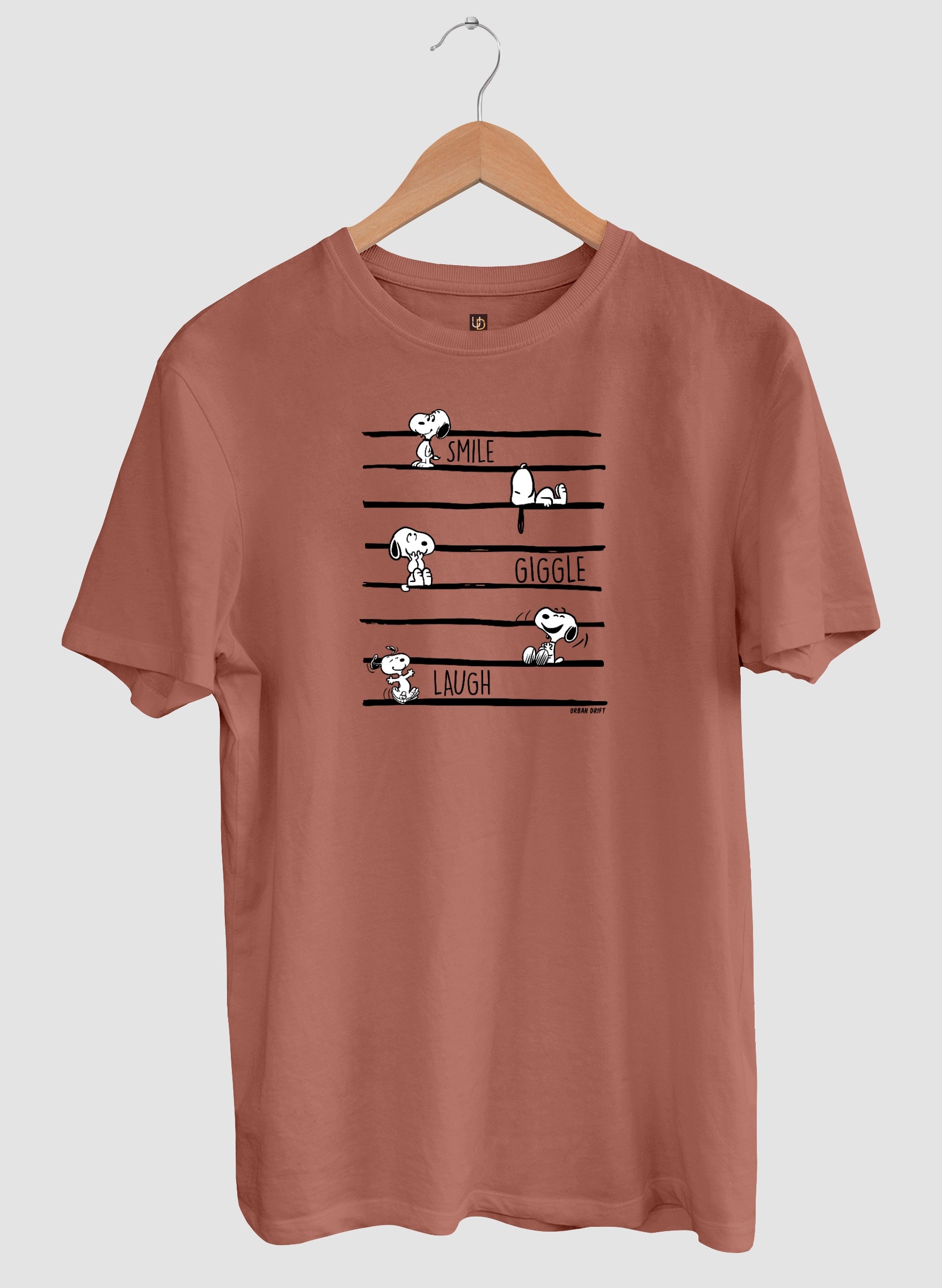 Smile, Giggle, Laugh Half Sleeve T-Shirt