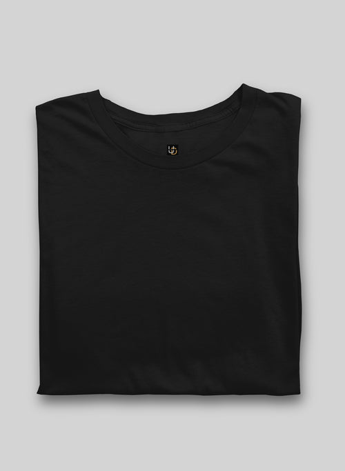 Black Half Sleeve T-Shirt