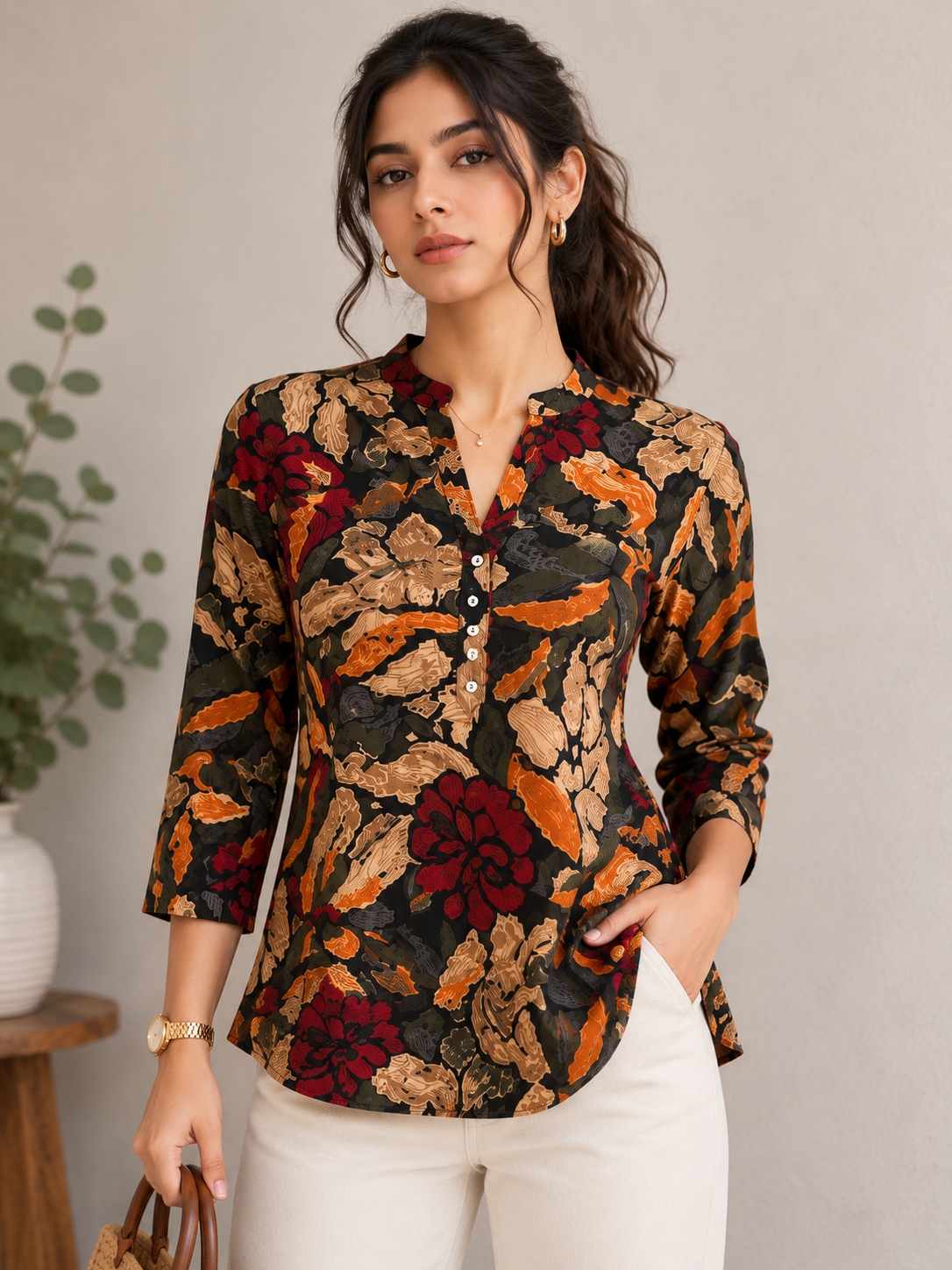 Autumn Bloom Top