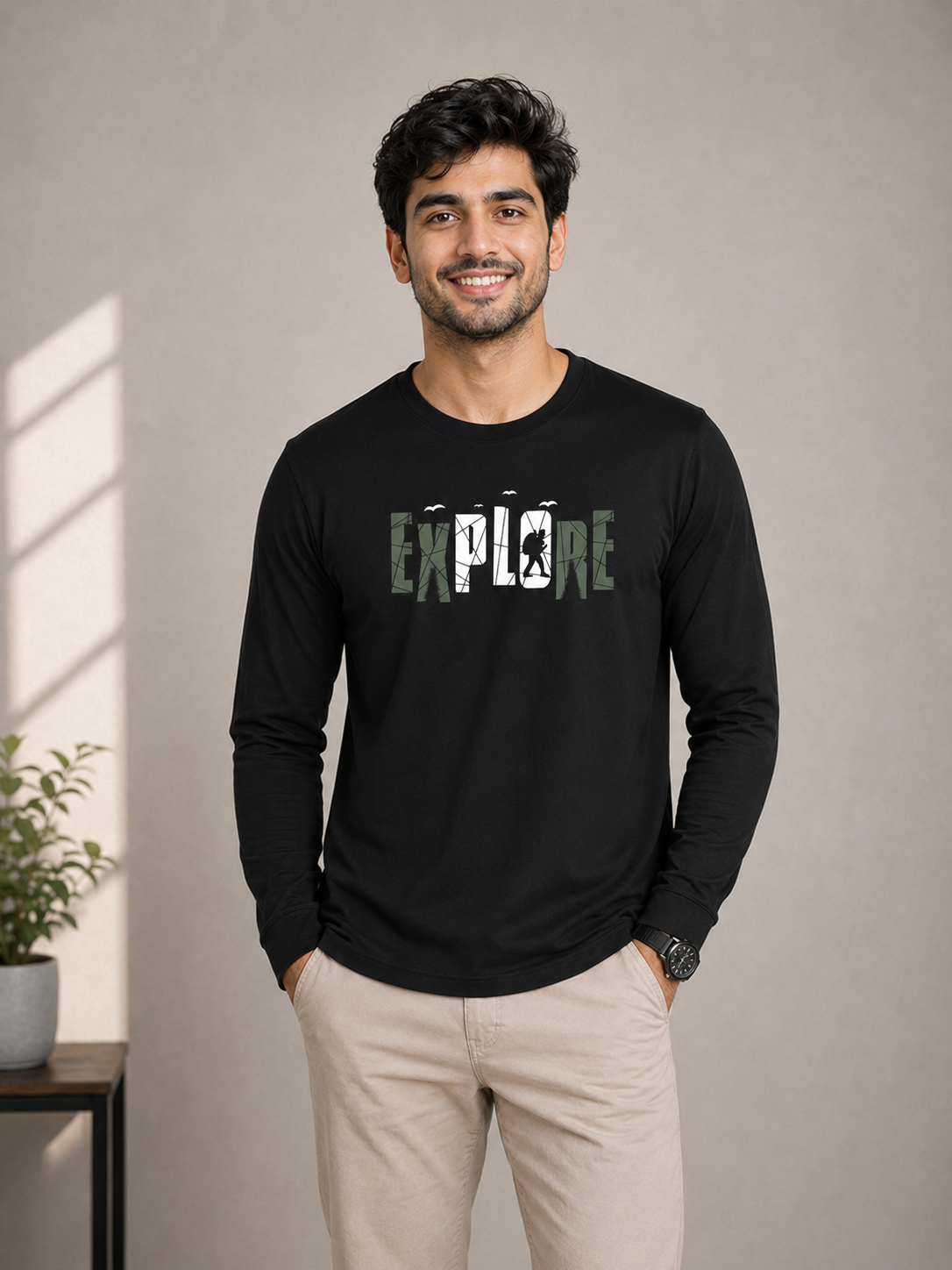 Explore Full Sleeve T-Shirt
