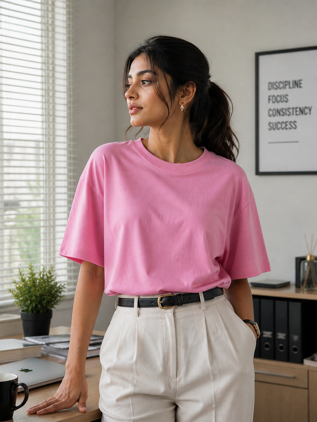 Petal Pink Oversized T-shirt
