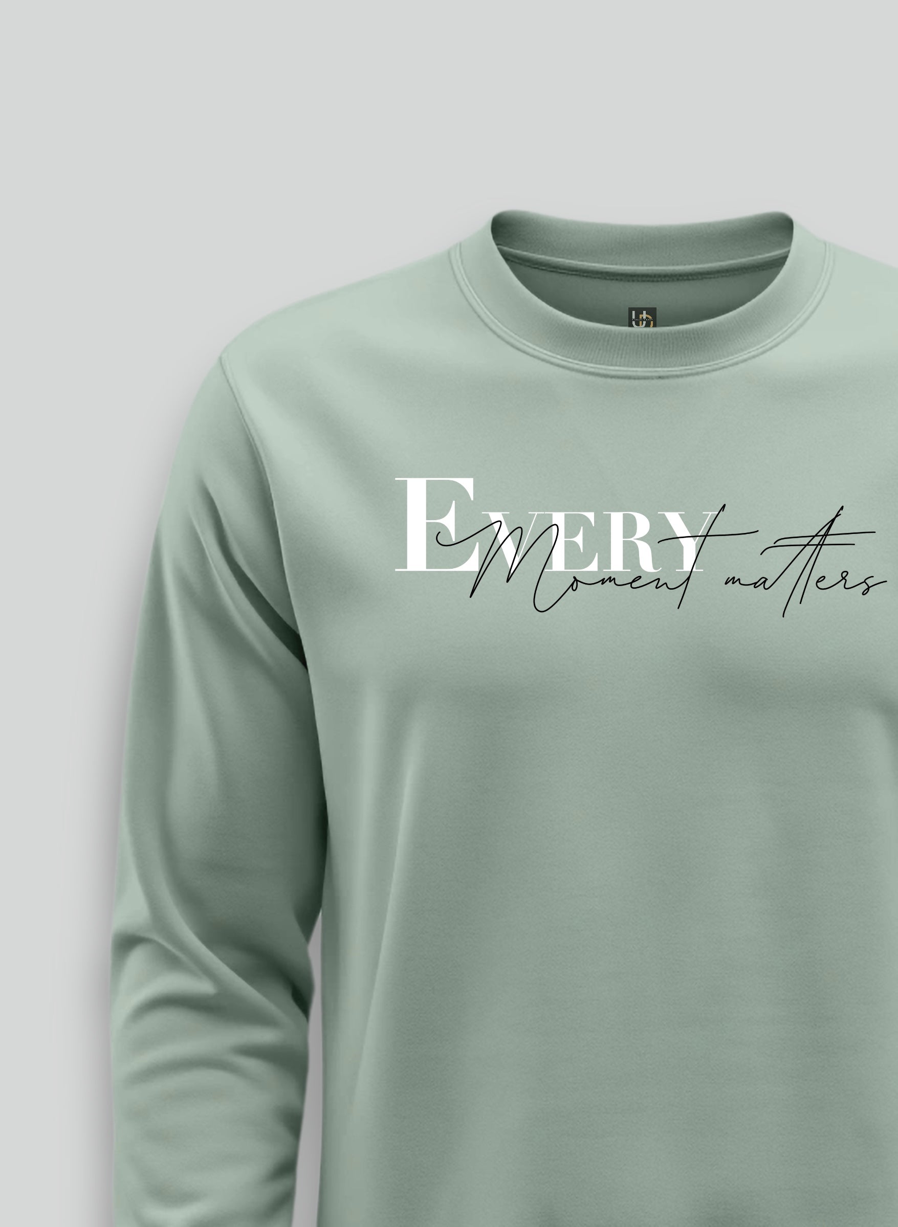 Moment matters Mint Green Sweatshirt