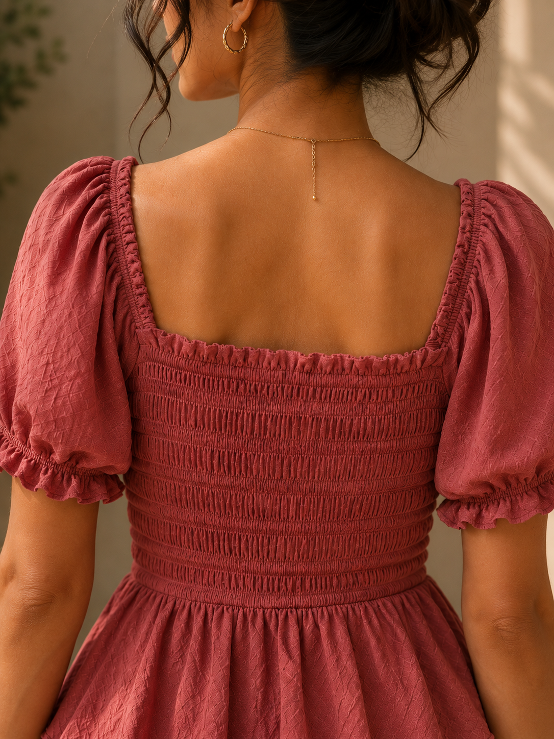 Summer Blush Ruffle dress
