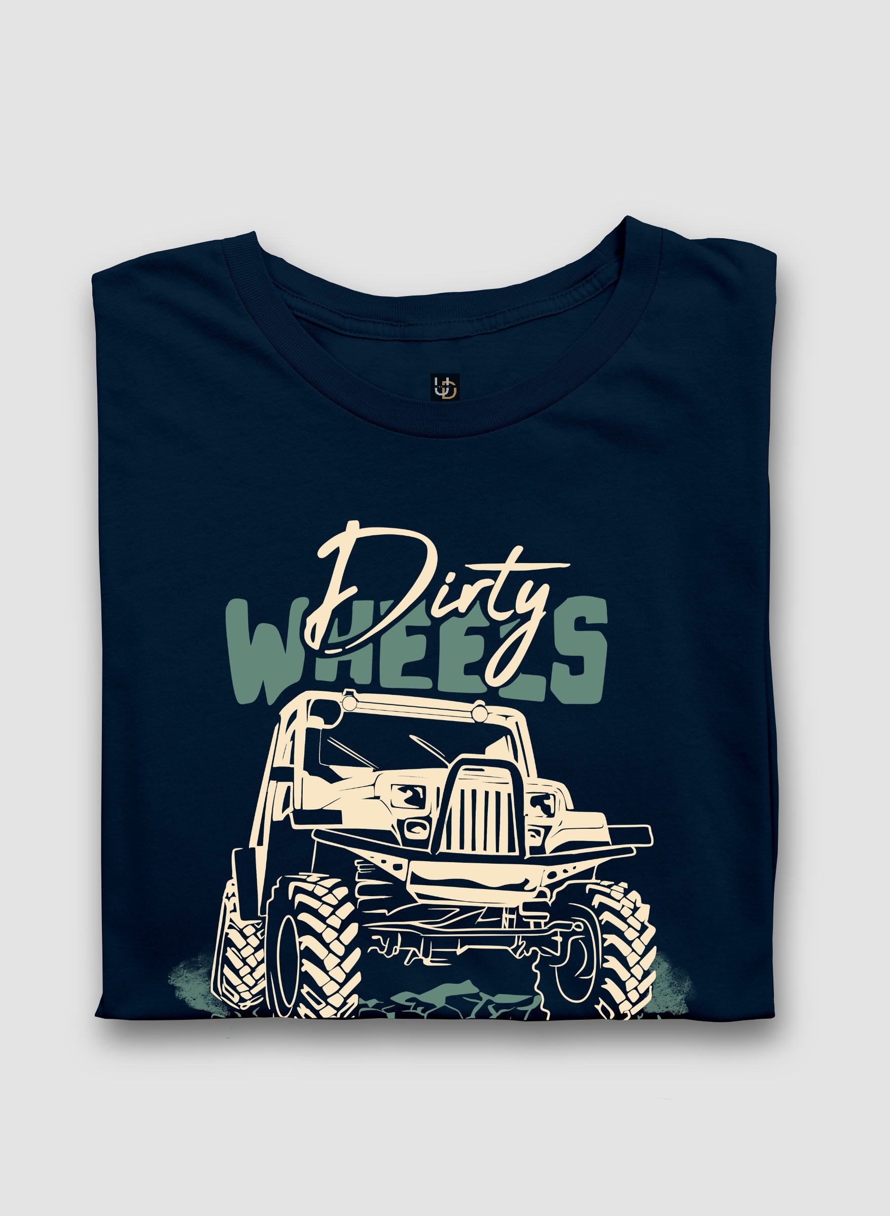 Dirty Wheels Half Sleeve T-Shirt