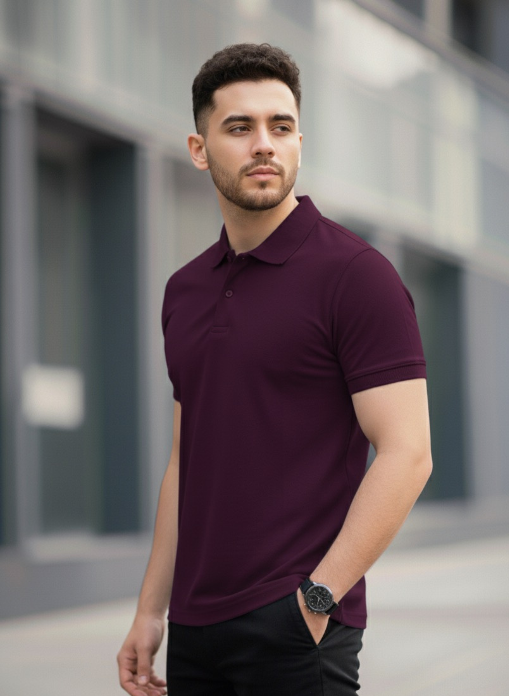 Wine Polo T-shirt