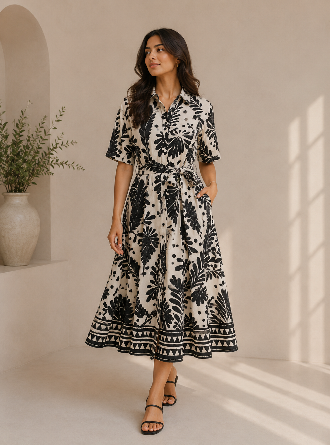 Moonlit Petal Dress
