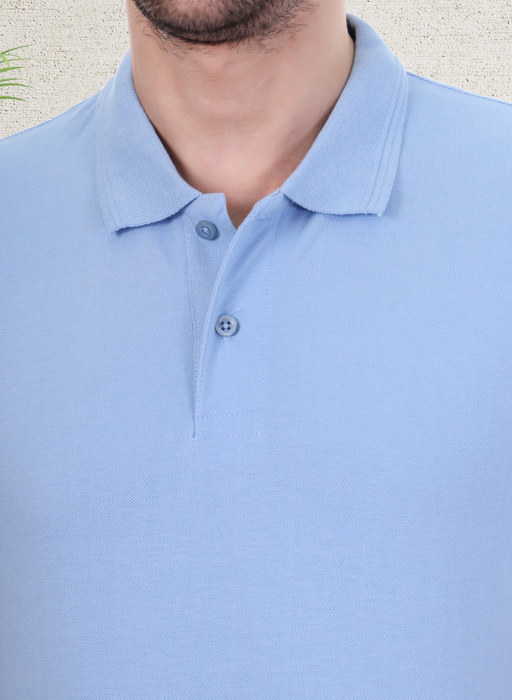 Sky Blue Polo T-shirt