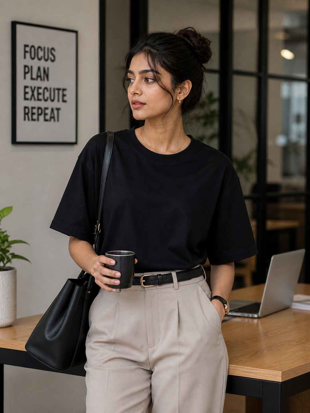 Black Oversized T-shirt