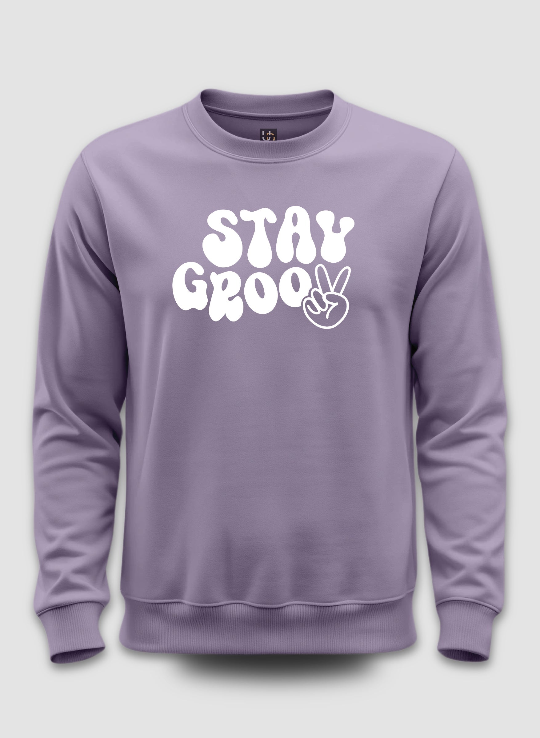 Stay Groovy Lavender Sweatshirt