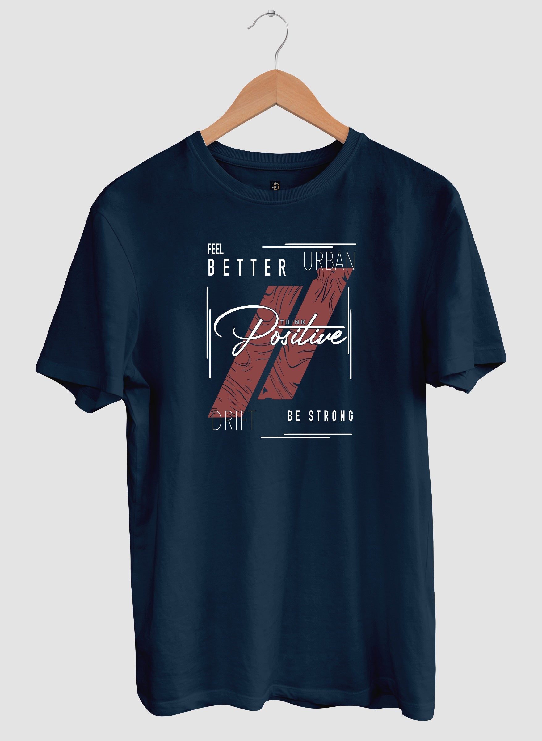 Think Positive Half Sleeve T-Shirt