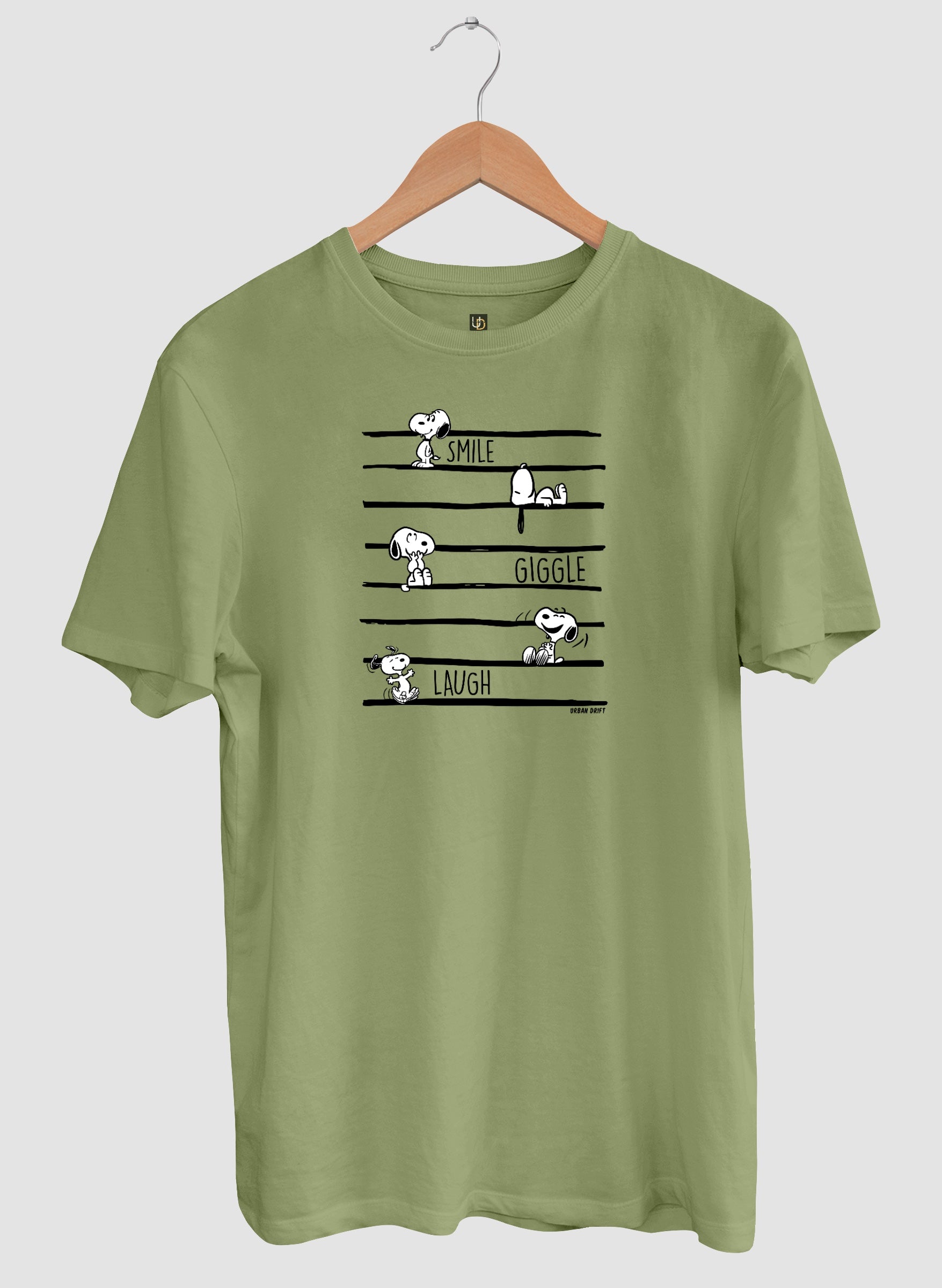 Smile, Giggle, Laugh Half Sleeve T-Shirt